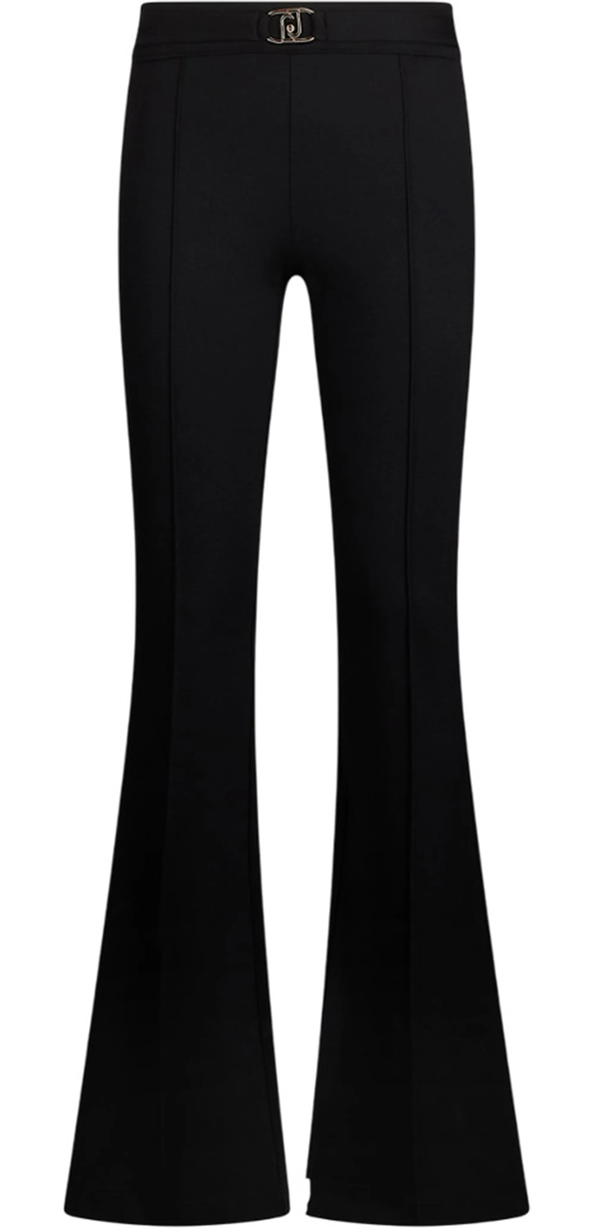 Liujo Jeans B'Flare Trousers With Belt' Black Mf5143J9189 156791