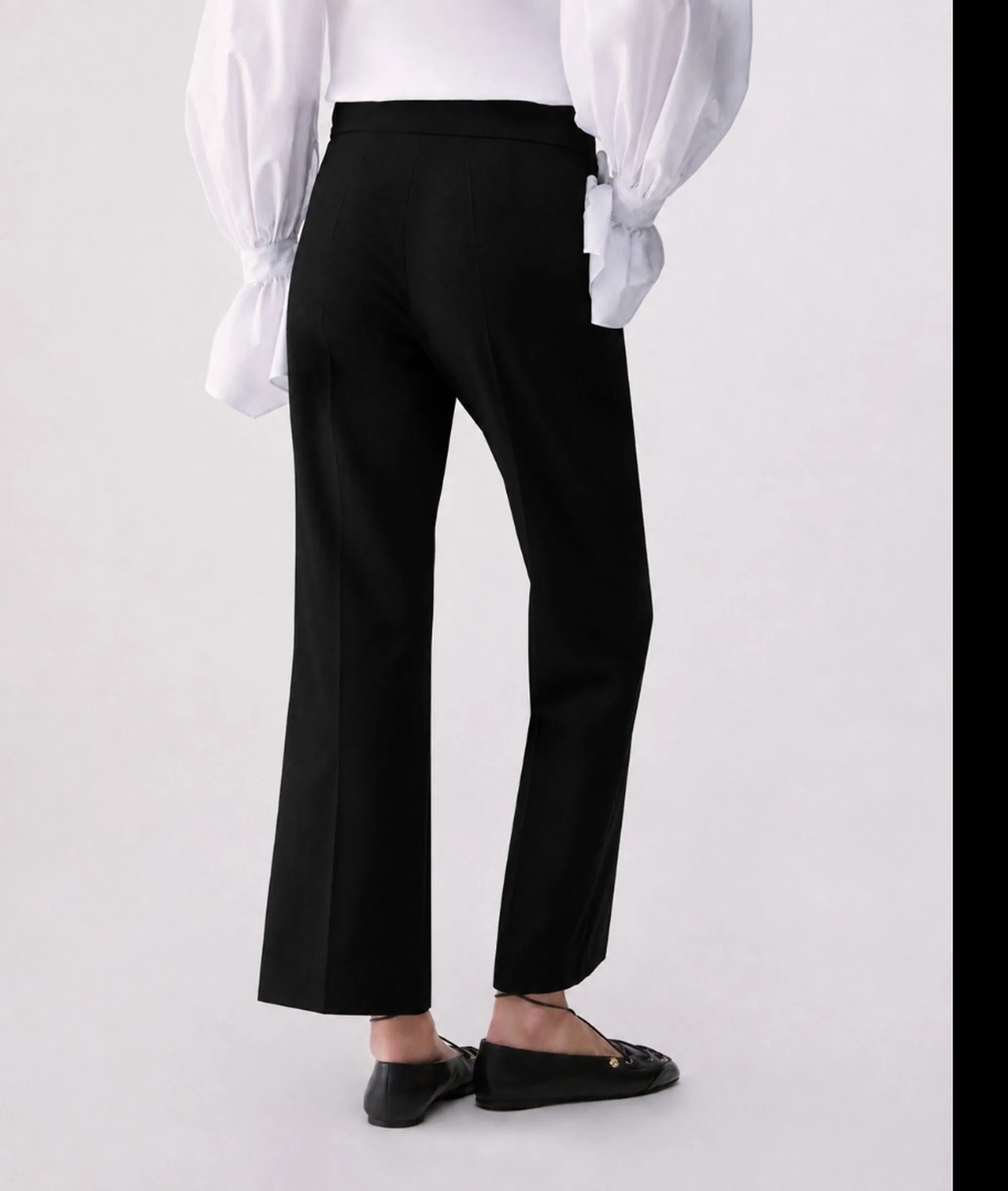 Liujo Jeans B'Flare Flannel Trousers' Black Wf6339T743A 185585