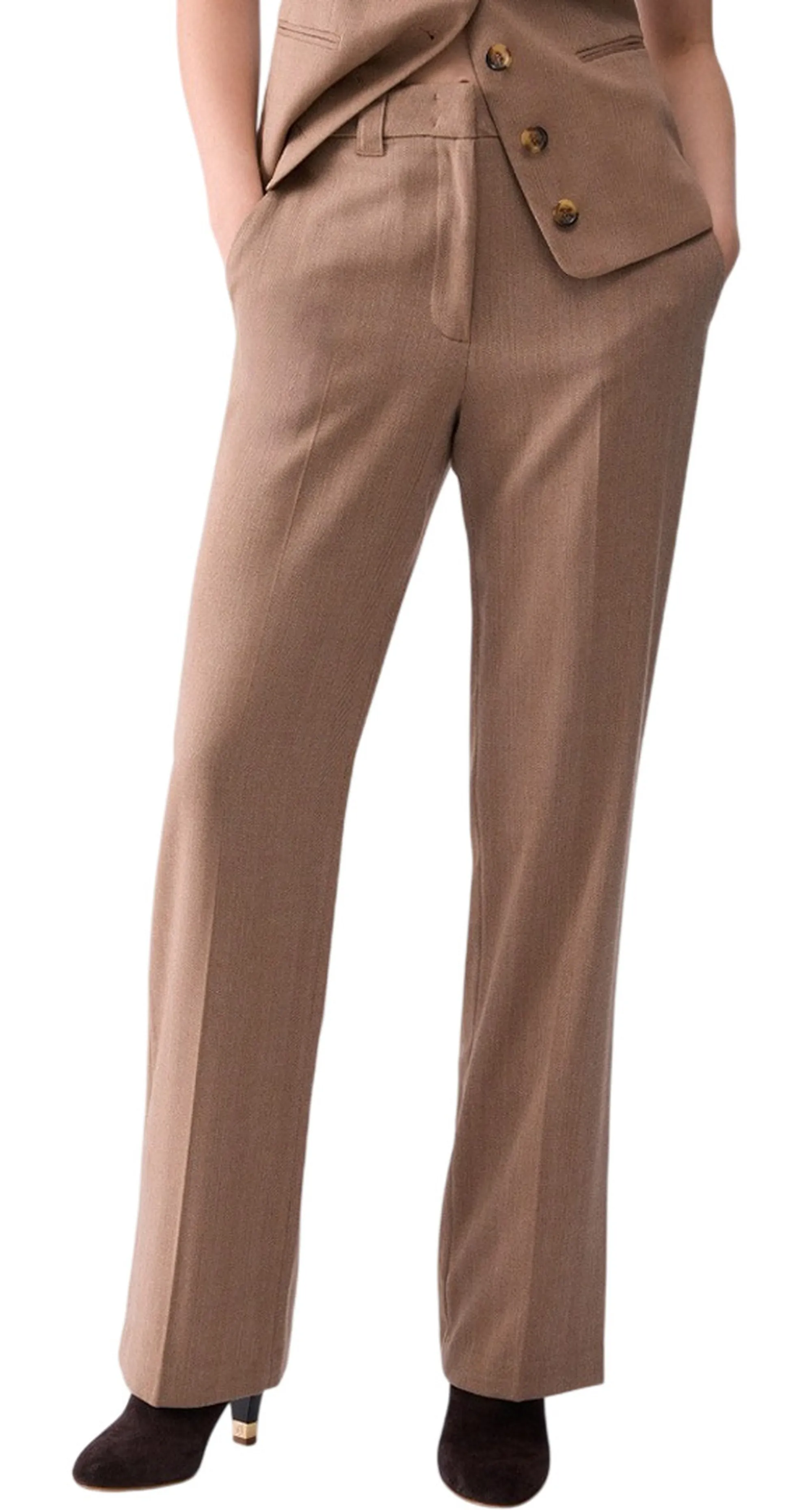 Liujo Jeans Pantalone Straight Liujo Cammello Wf6177T732A 185913