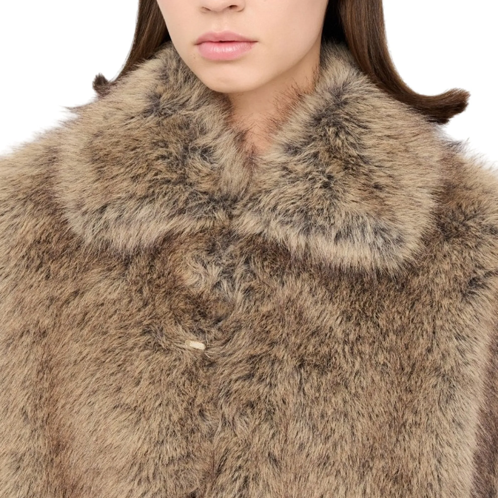 Liujo Jeans Pelliccia Marrone Mf5232E1095 166977