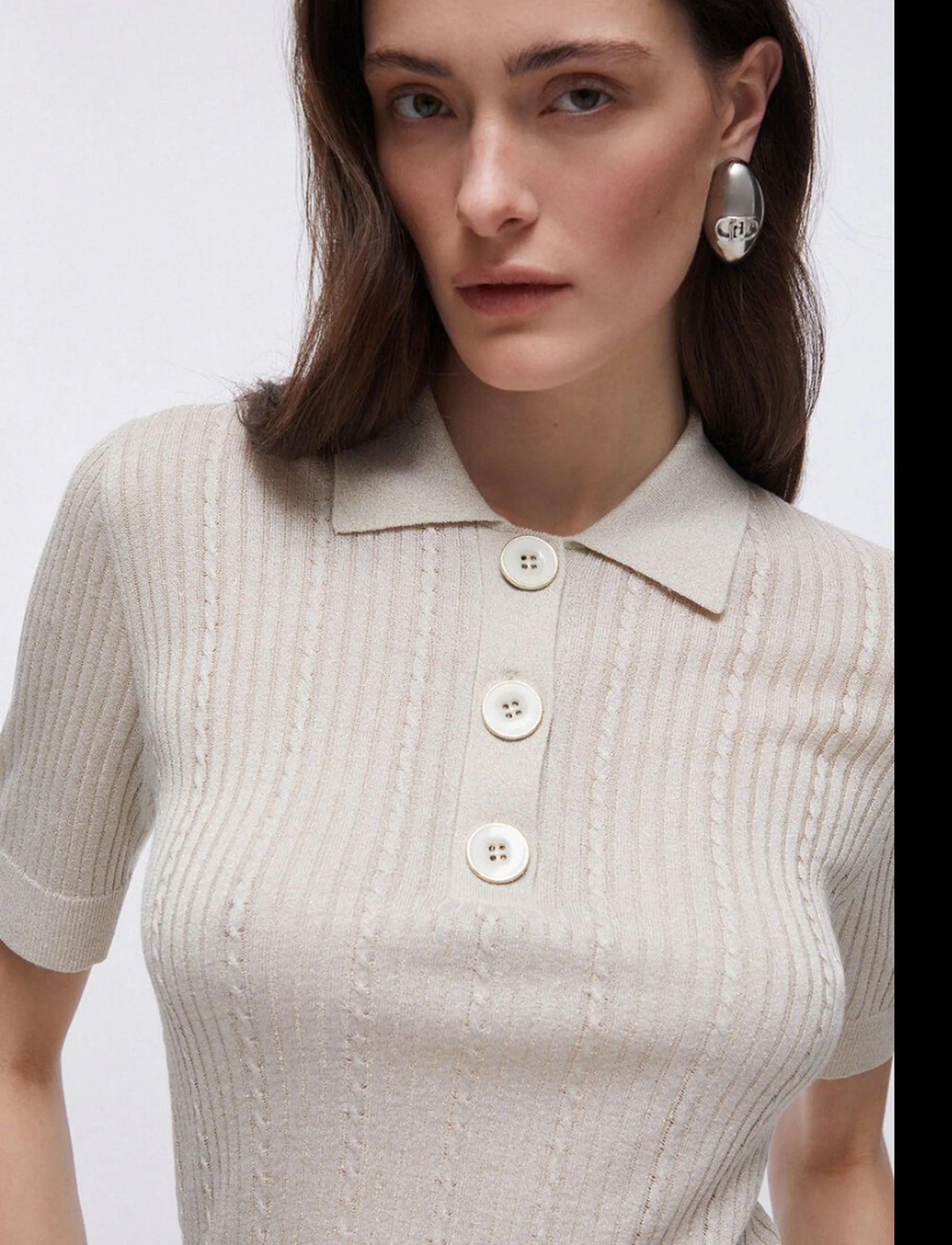 Liujo Jeans Polo Beige Wa6285Ms46J 174394