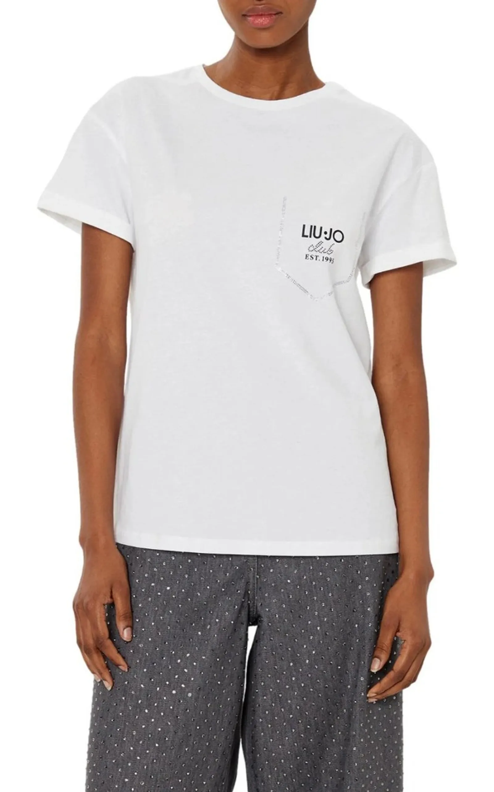 Liujo Jeans T-Shirt Bianco Wa5145J4893 141786