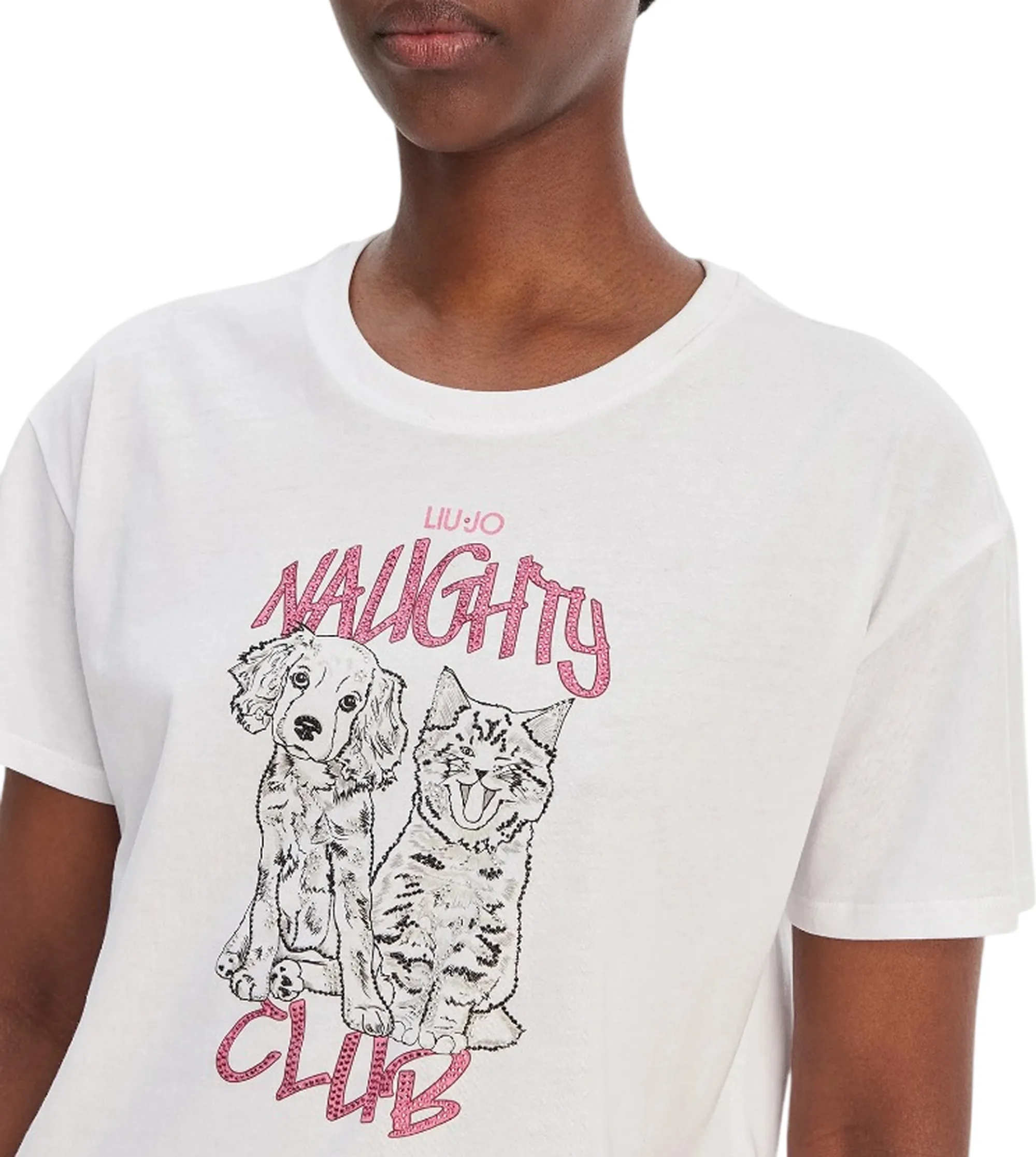 Liujo Jeans B'T-Shirt ' White Wa6132Js923 183367