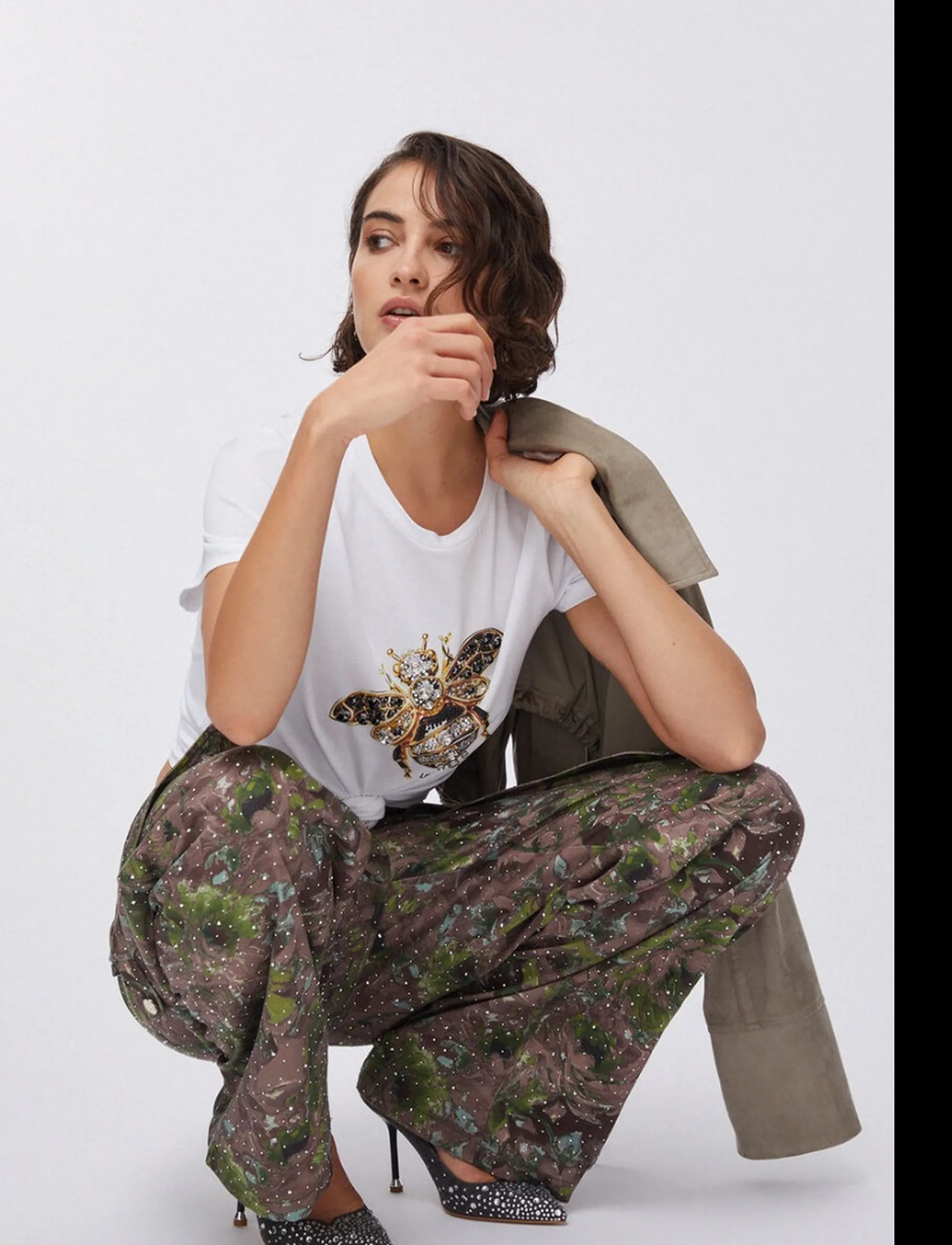 Liujo Jeans T-Shirt Bianco Wa6237Js923 174380