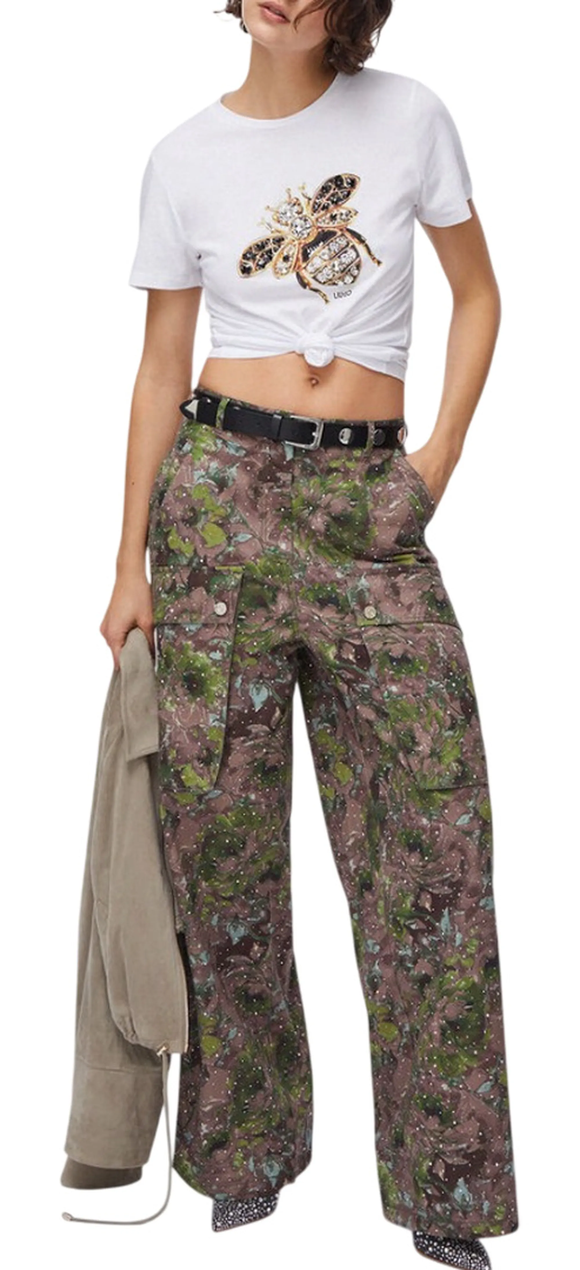 Liujo Jeans B'T-Shirt ' White Wa6237Js923 177677