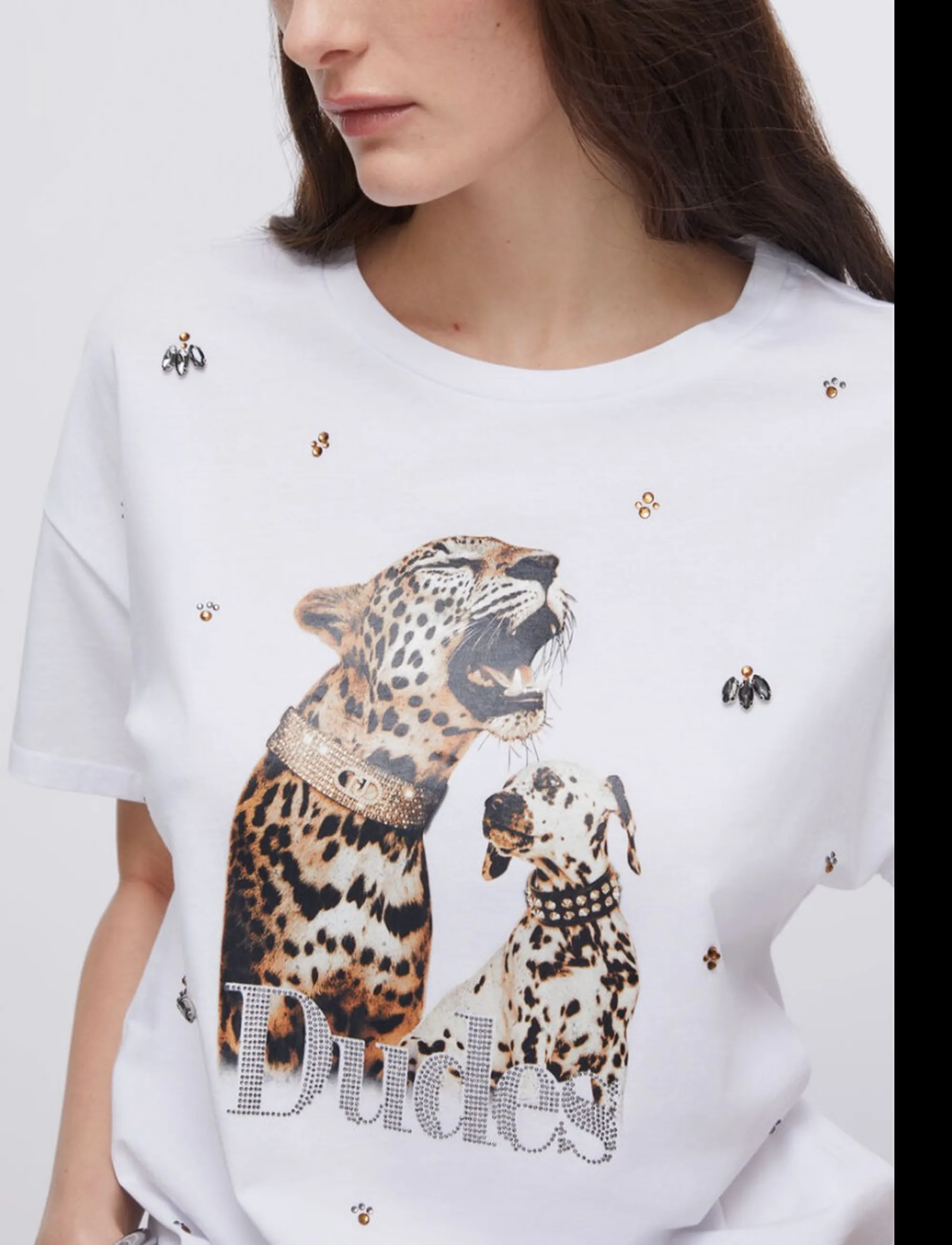 Liujo Jeans T-Shirt Bianco Wa6331Js904 173473