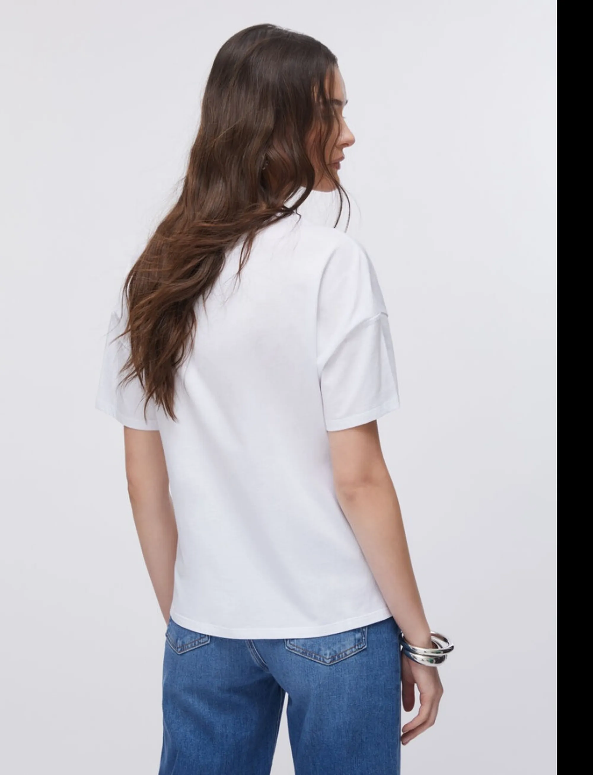 Liujo Jeans T-Shirt Bianco Wa6331Js904 173474