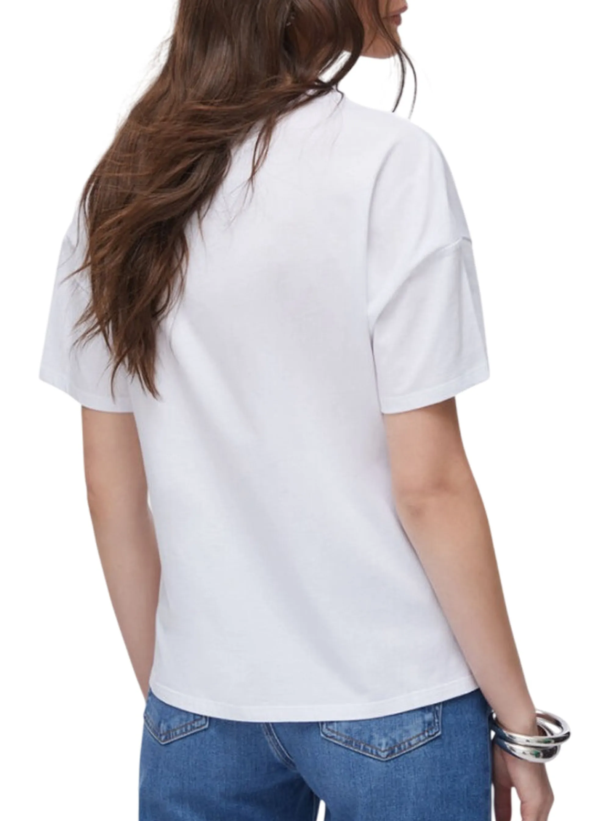 Liujo Jeans B'T-Shirt ' White Wa6331Js904 177607