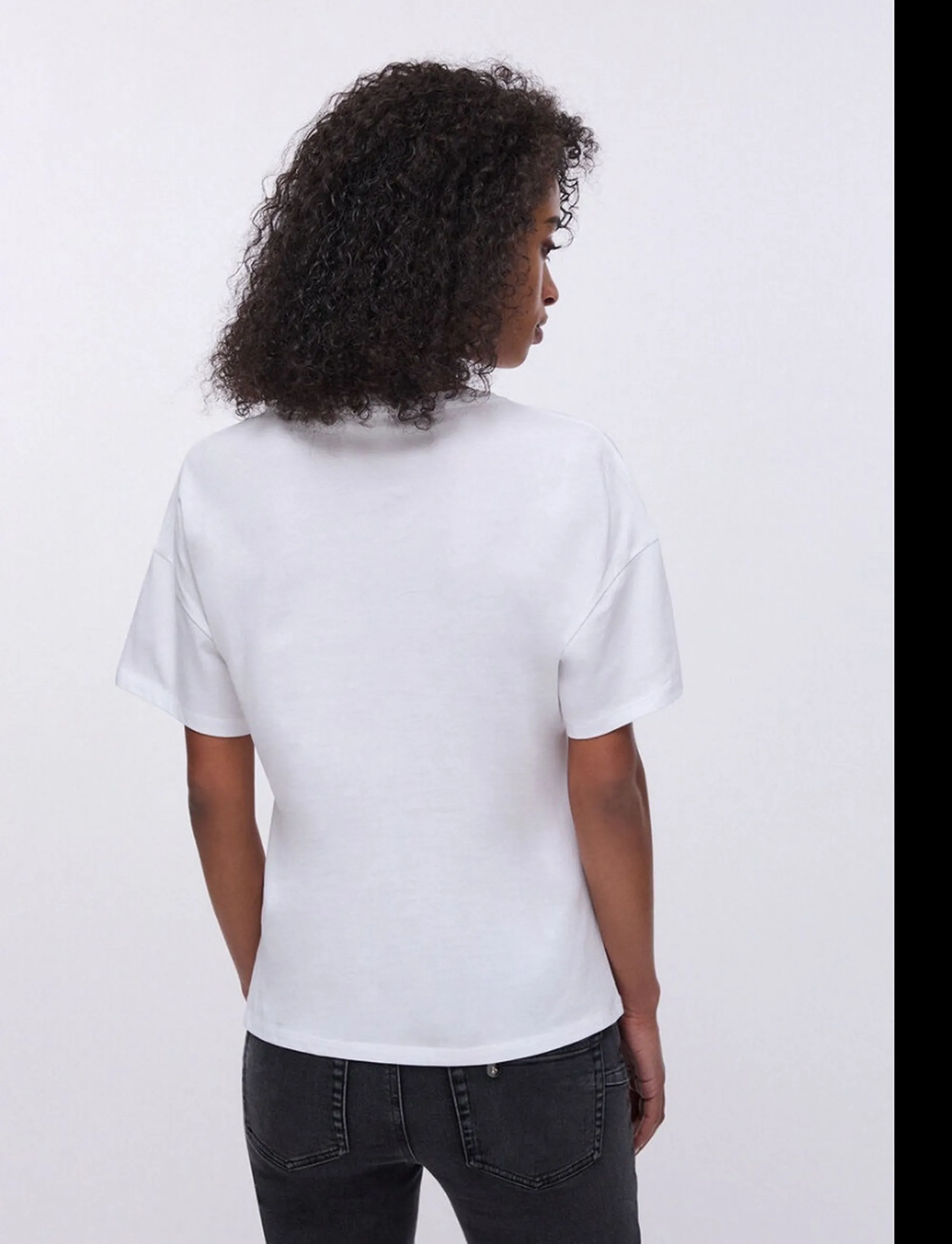 Liujo Jeans T-Shirt Bianco Wa6414Js923 174368