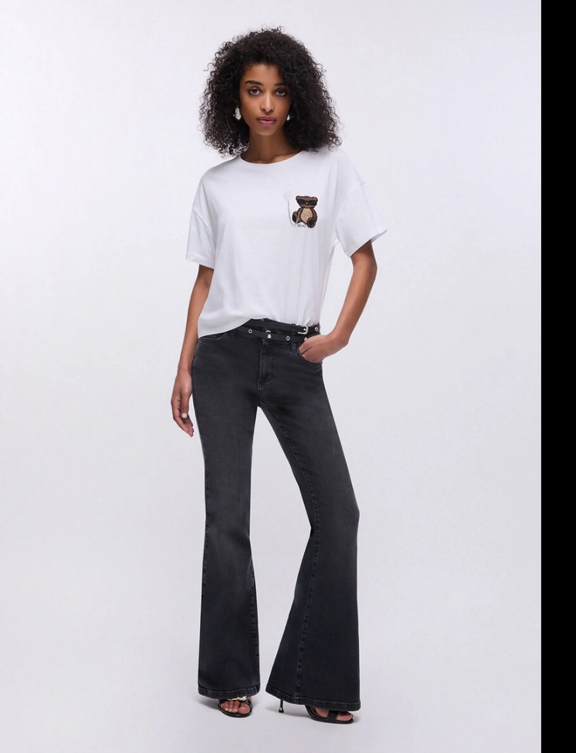 Liujo Jeans T-Shirt Bianco Wa6414Js923 174369