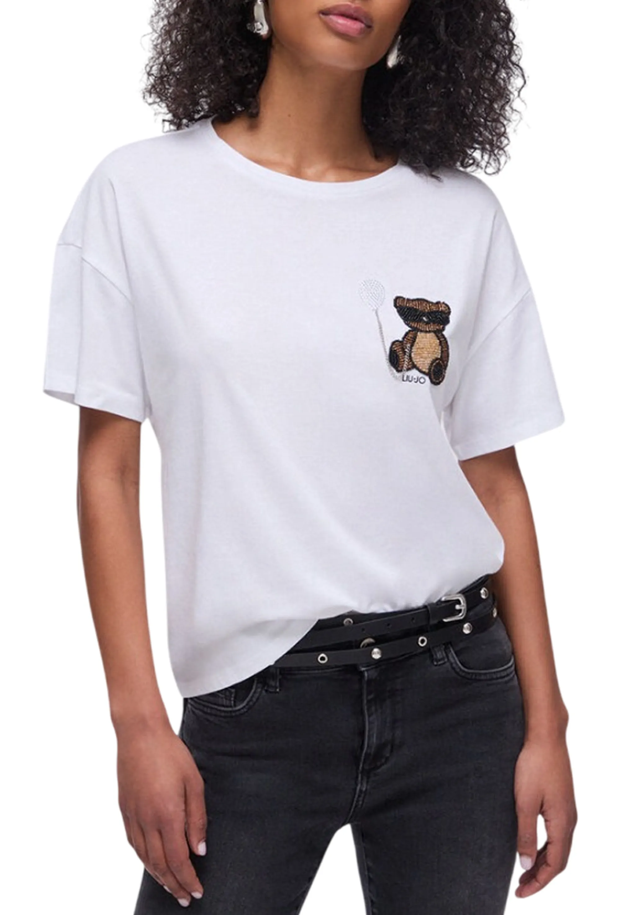 Liujo Jeans B'T-Shirt ' White Wa6414Js923 176046