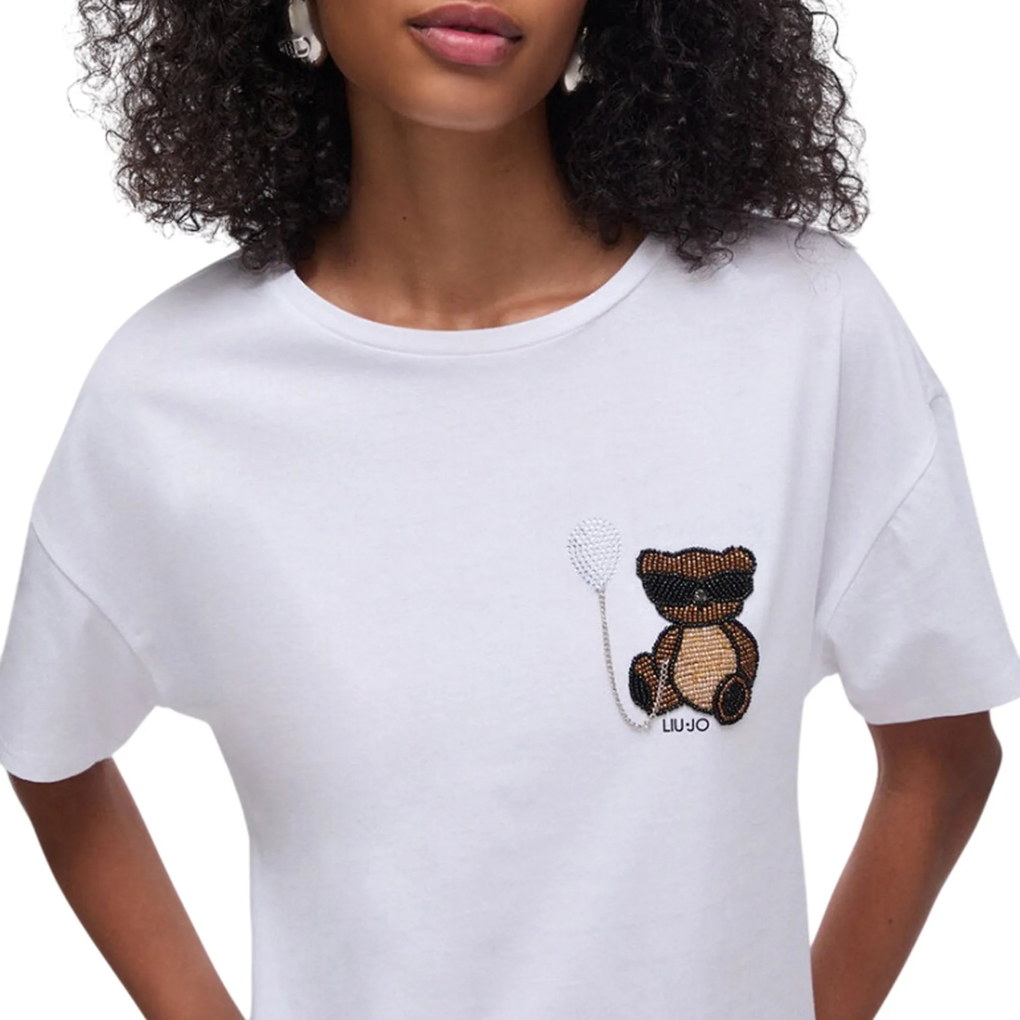 Liujo Jeans B'T-Shirt ' White Wa6414Js923 176047