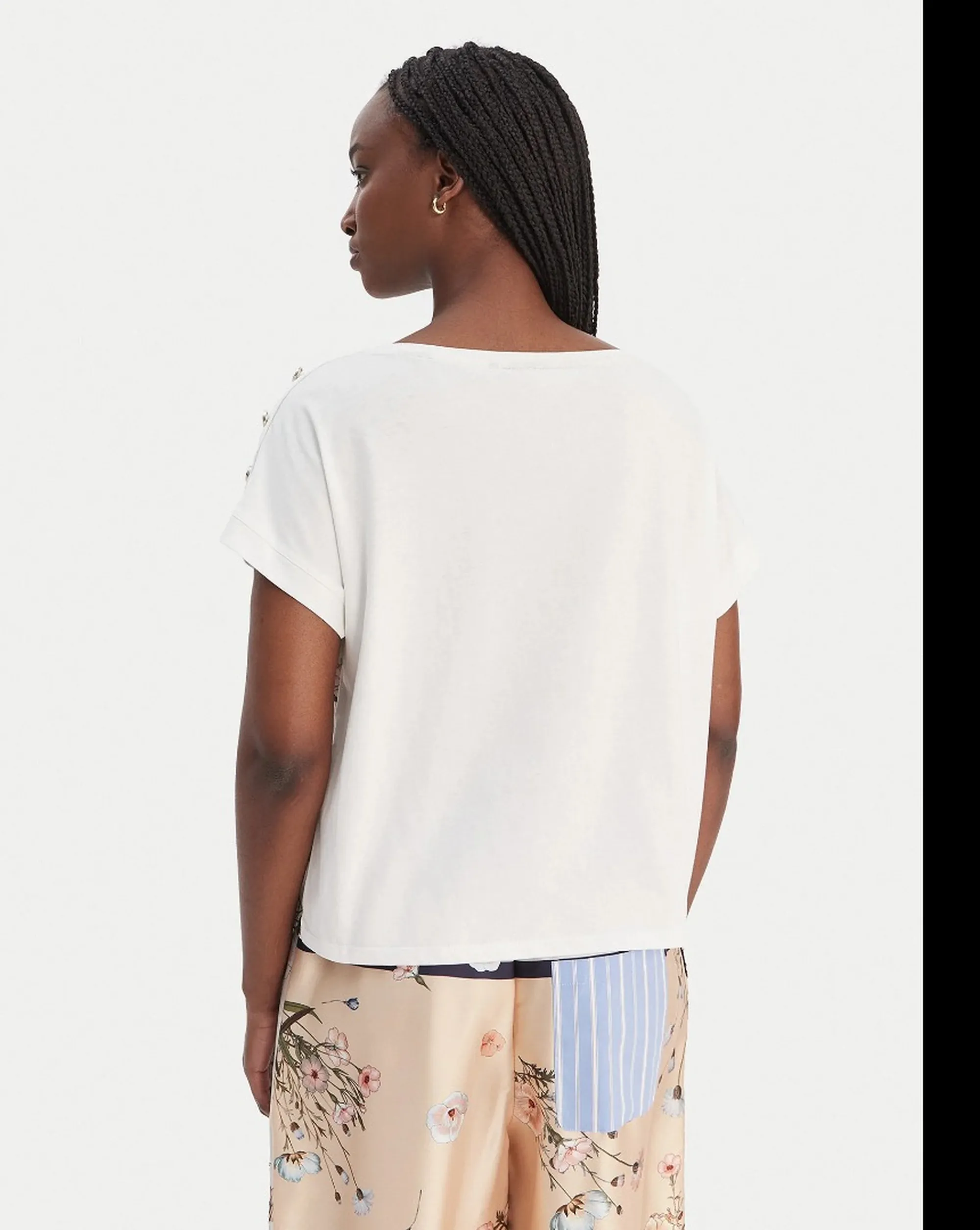 Liujo Jeans T-Shirt Bianco Wa6437J6308 173913