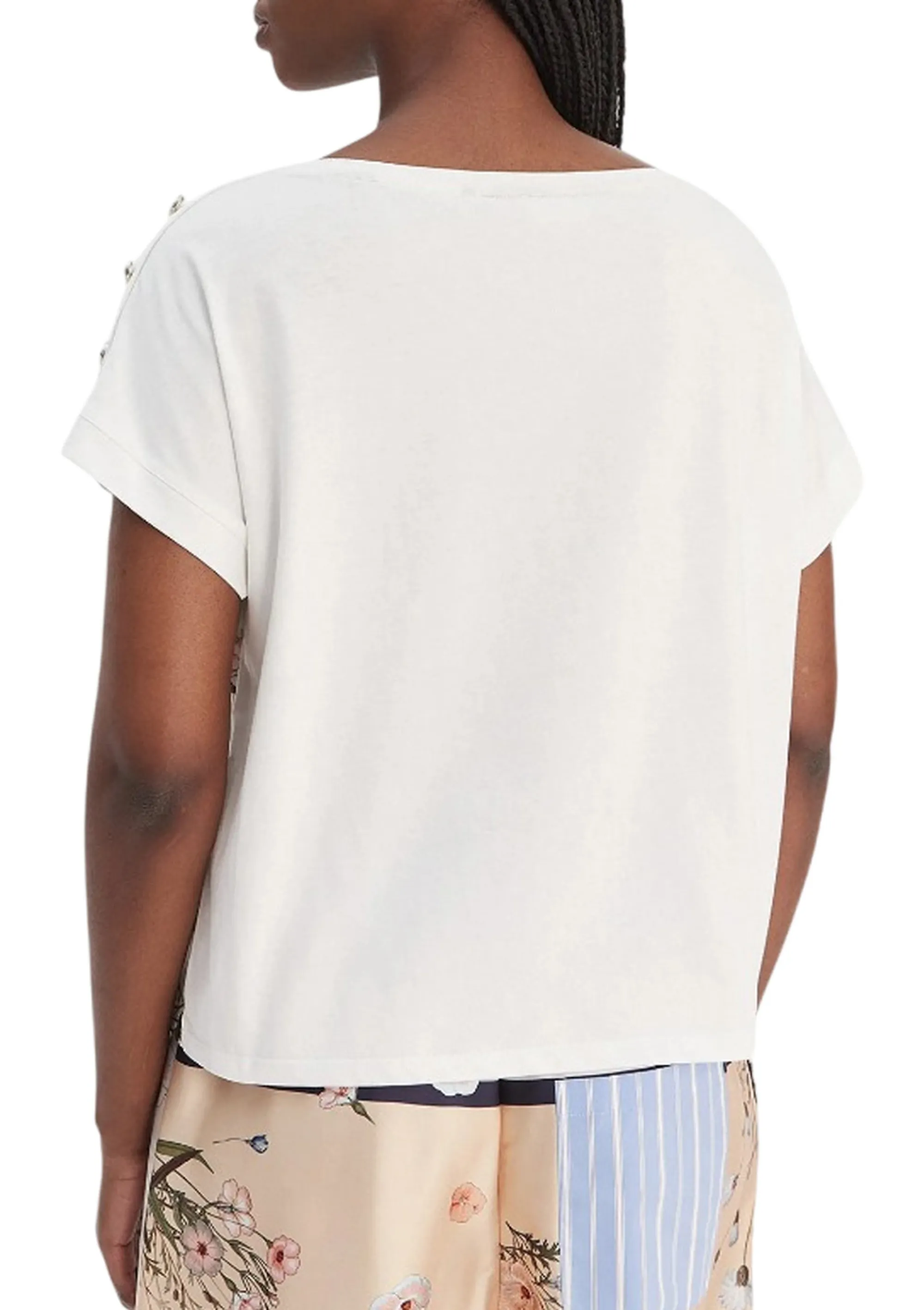 Liujo Jeans B'T-Shirt ' White Wa6437J6308 177529