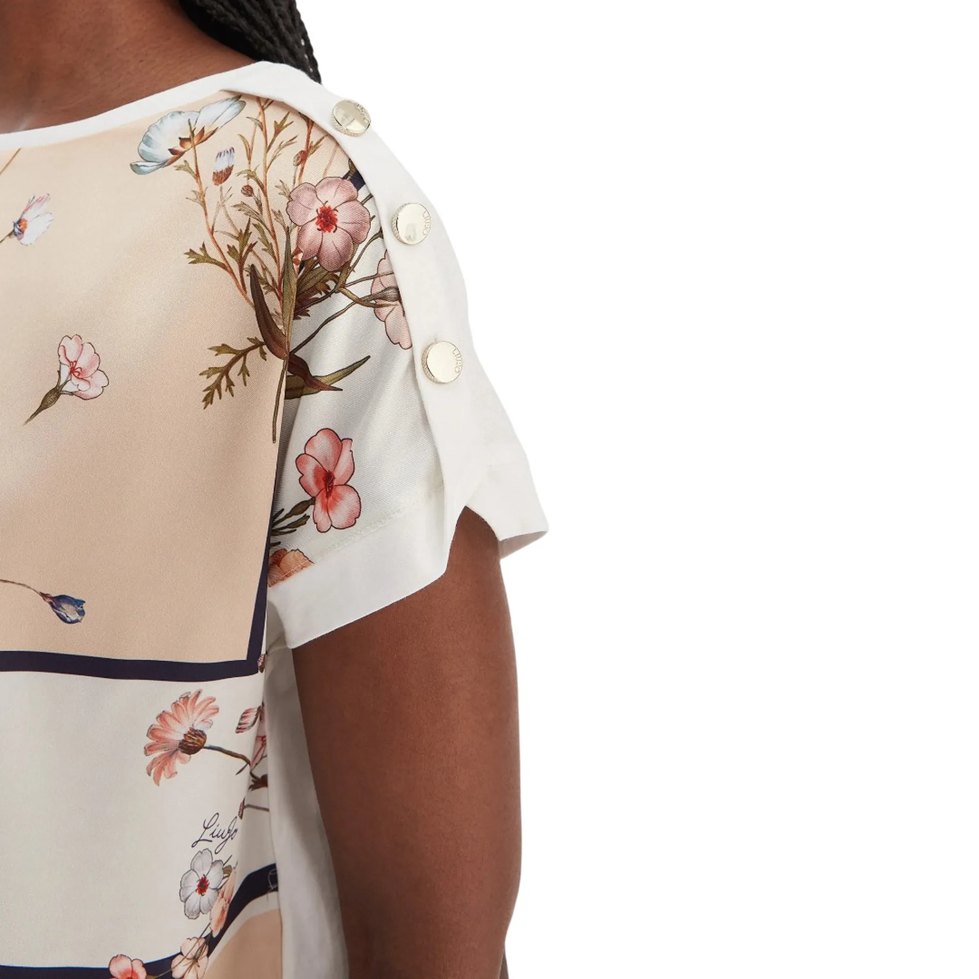 Liujo Jeans B'T-Shirt ' White Wa6437J6308 177532