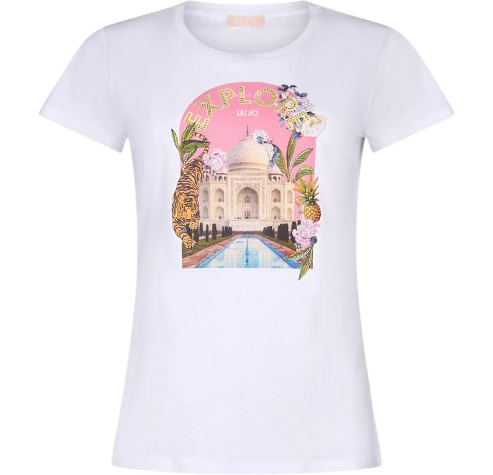 Liujo Jeans B'T-Shirt ' White Wa6476Js923 183380