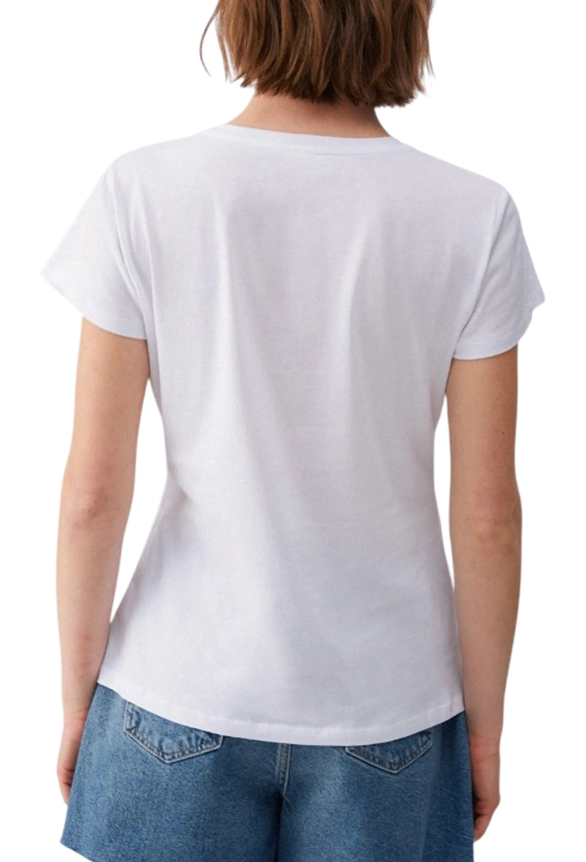 Liujo Jeans B'T-Shirt ' White Wa6476Js923 183382