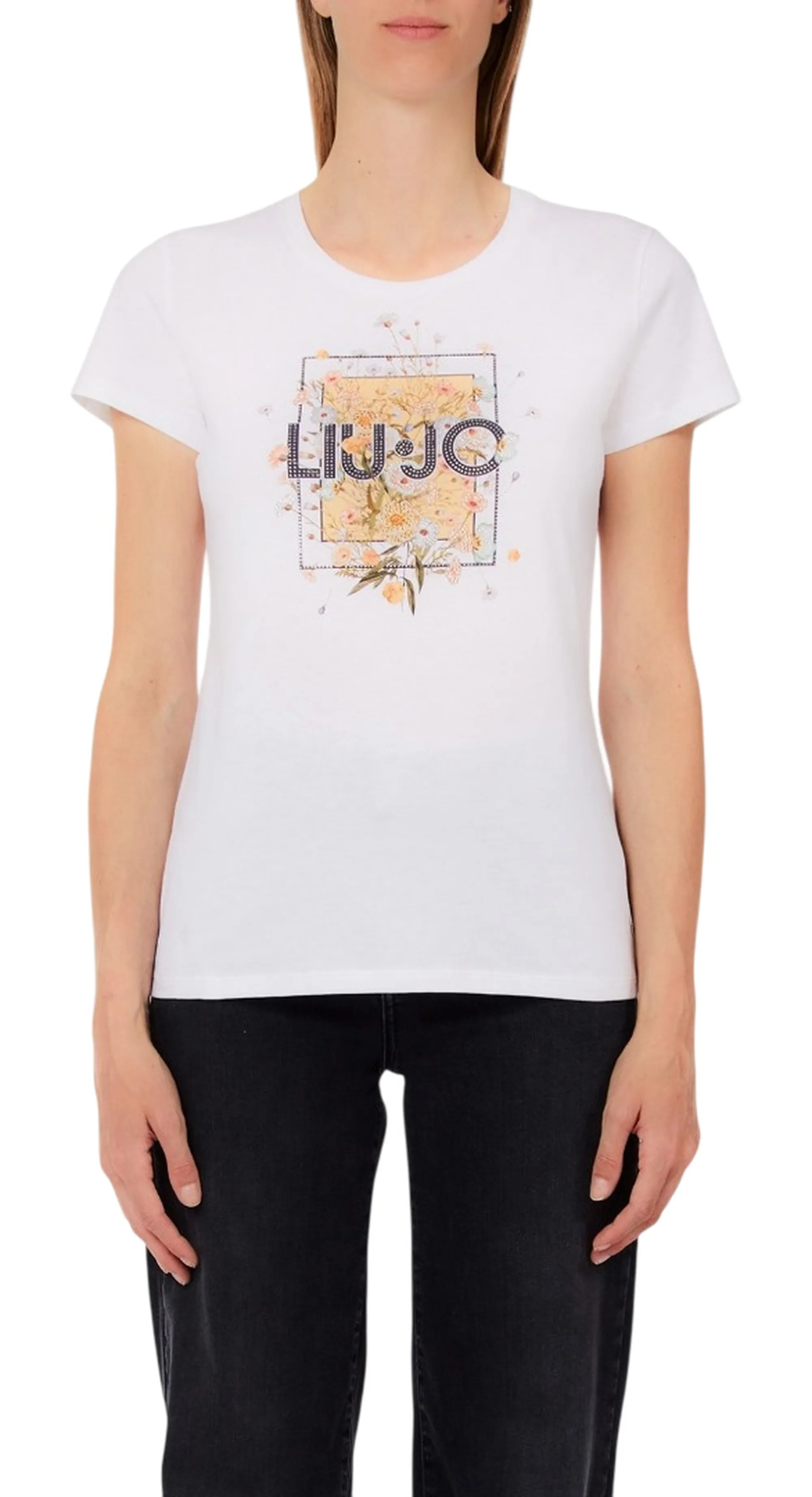 Liujo Jeans B'T-Shirt ' Optical White Wa6493Js923 177521