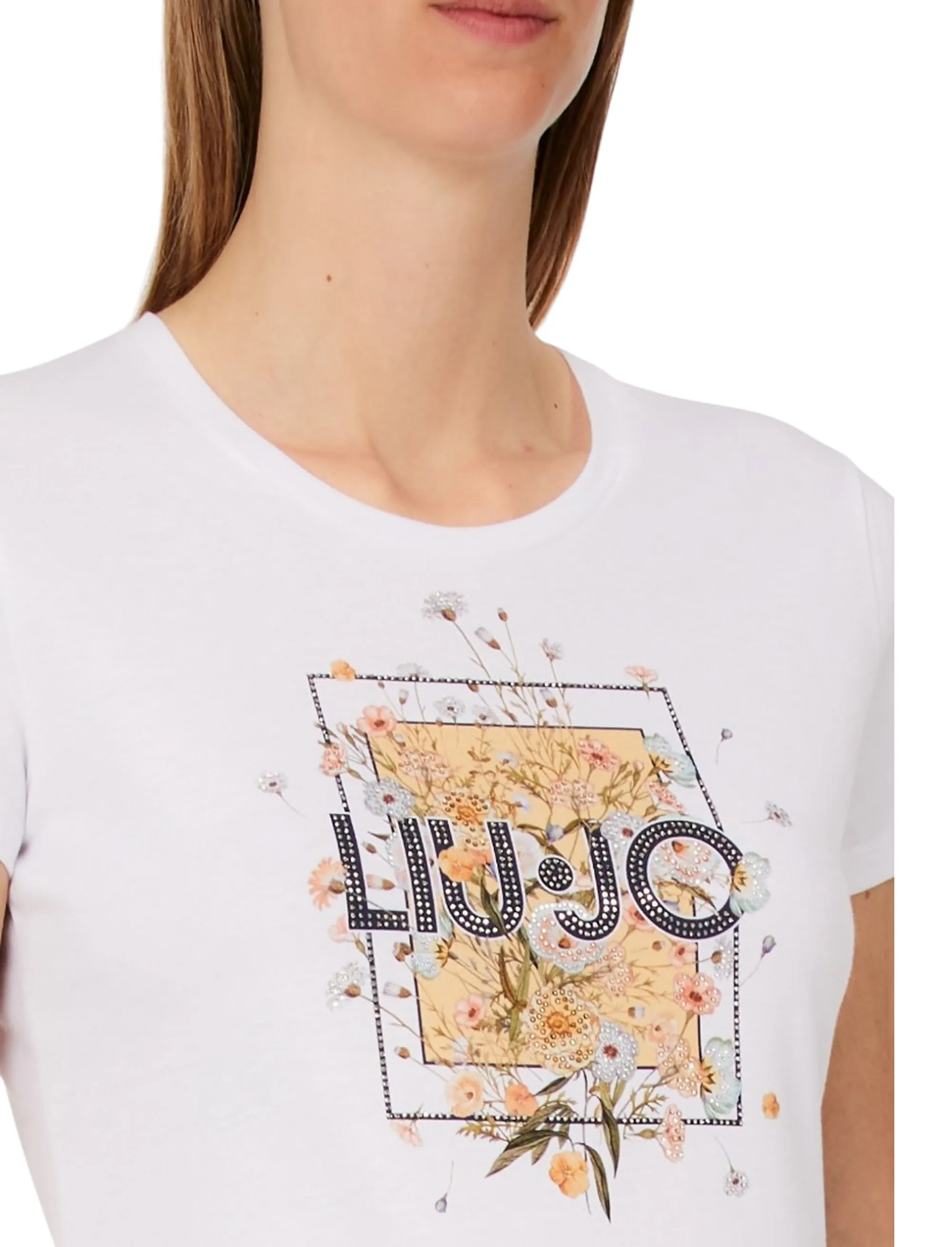 Liujo Jeans B'T-Shirt ' Optical White Wa6493Js923 177522