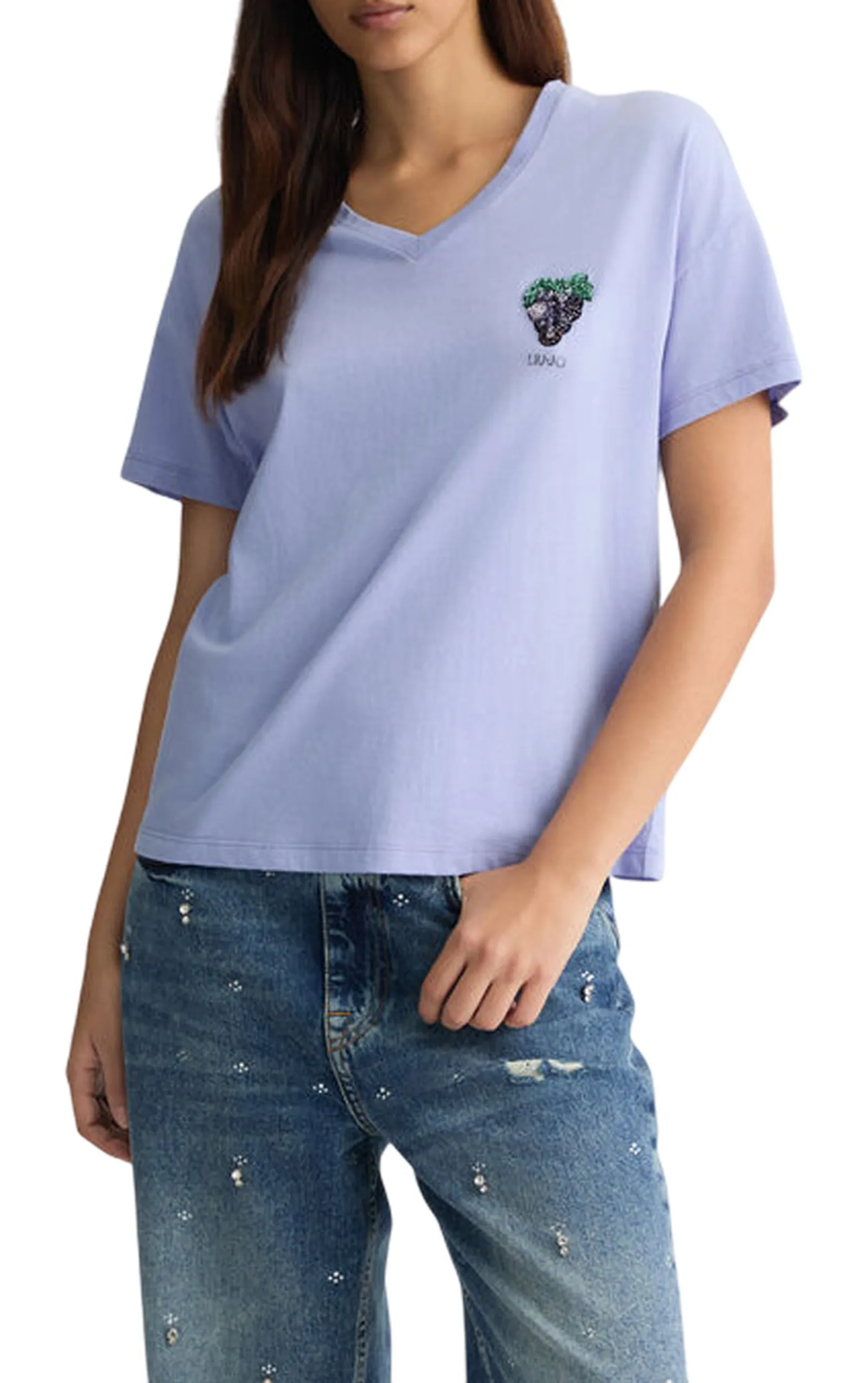 Liujo Jeans T-Shirt Lavanda Wa5366Js904 152304