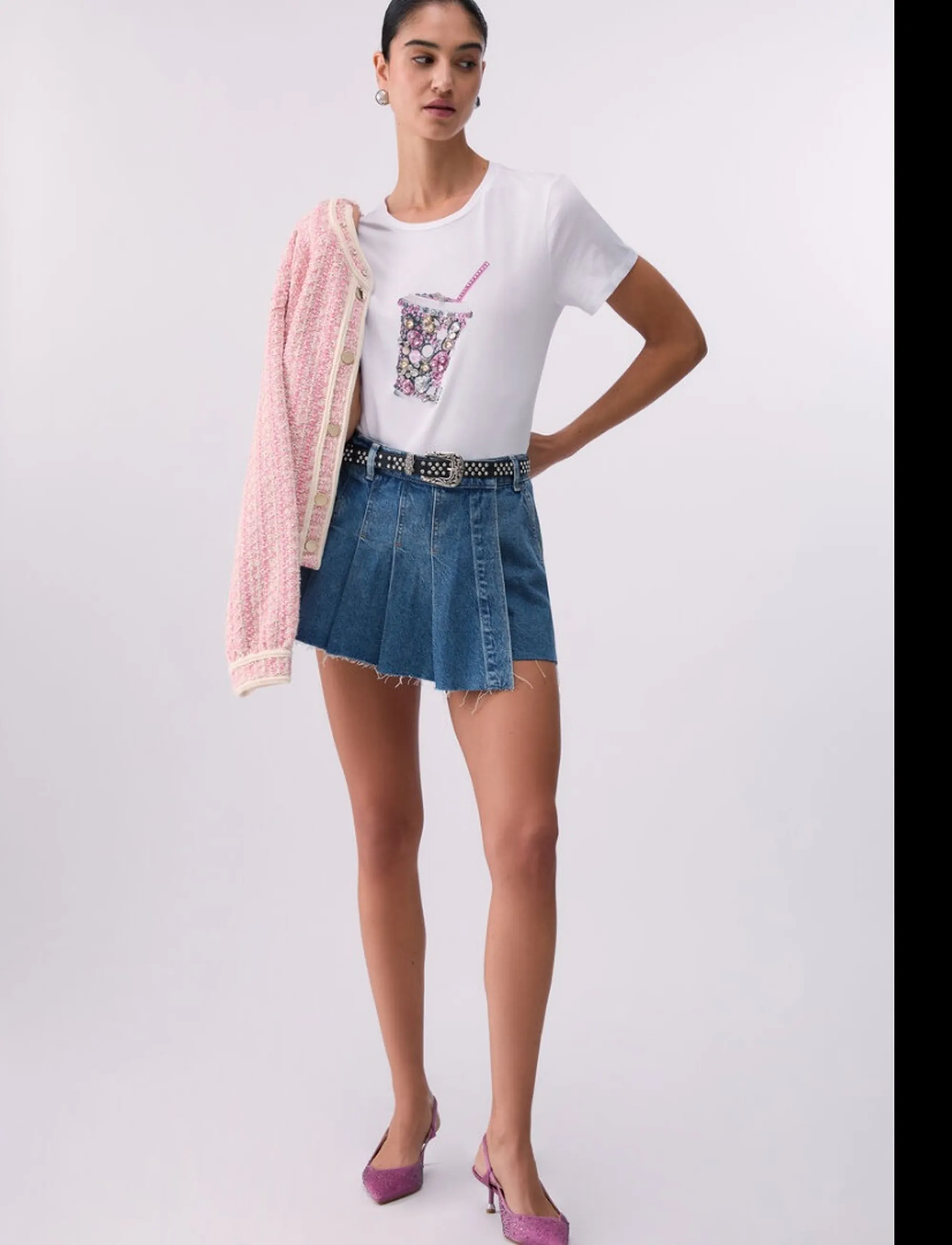 Liujo Jeans T-Shirt Milk Wa6237Js923 174377