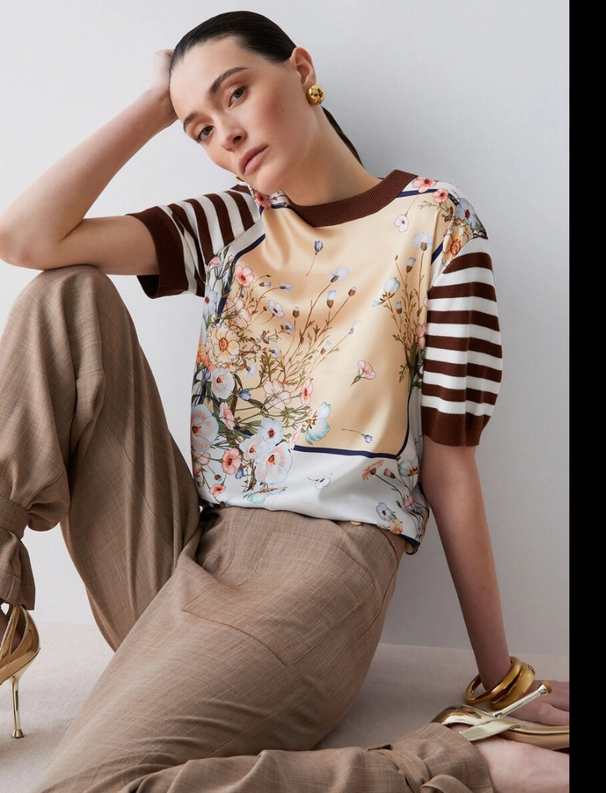 Liujo Jeans T-Shirt Multicolor Wa6386Ms49I 174405