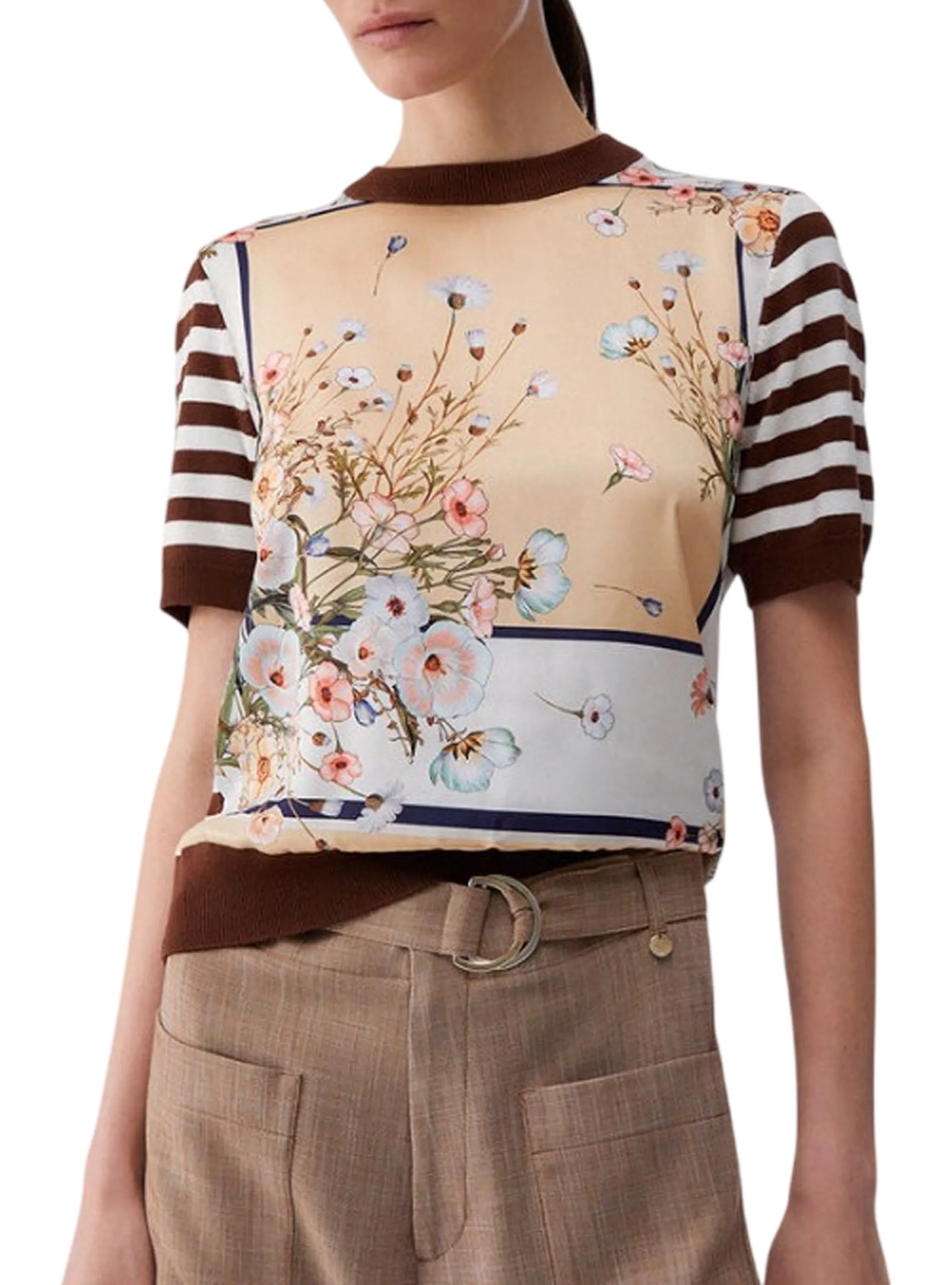 Liujo Jeans B'T-Shirt' Multicolor Wa6386Ms49I 177567