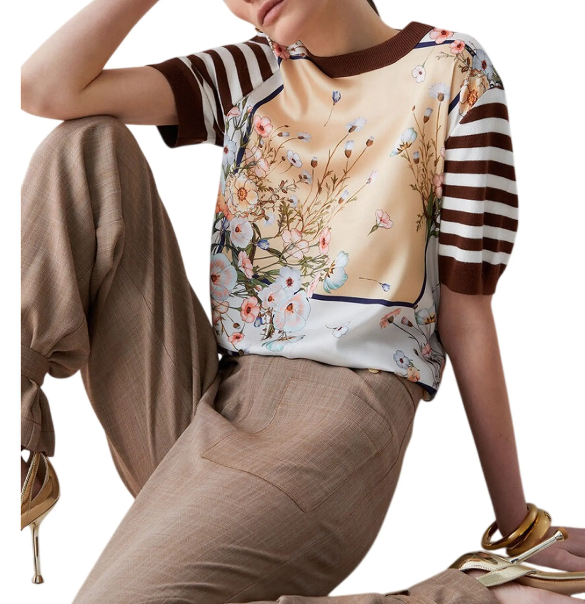 Liujo Jeans B'T-Shirt' Multicolor Wa6386Ms49I 177569