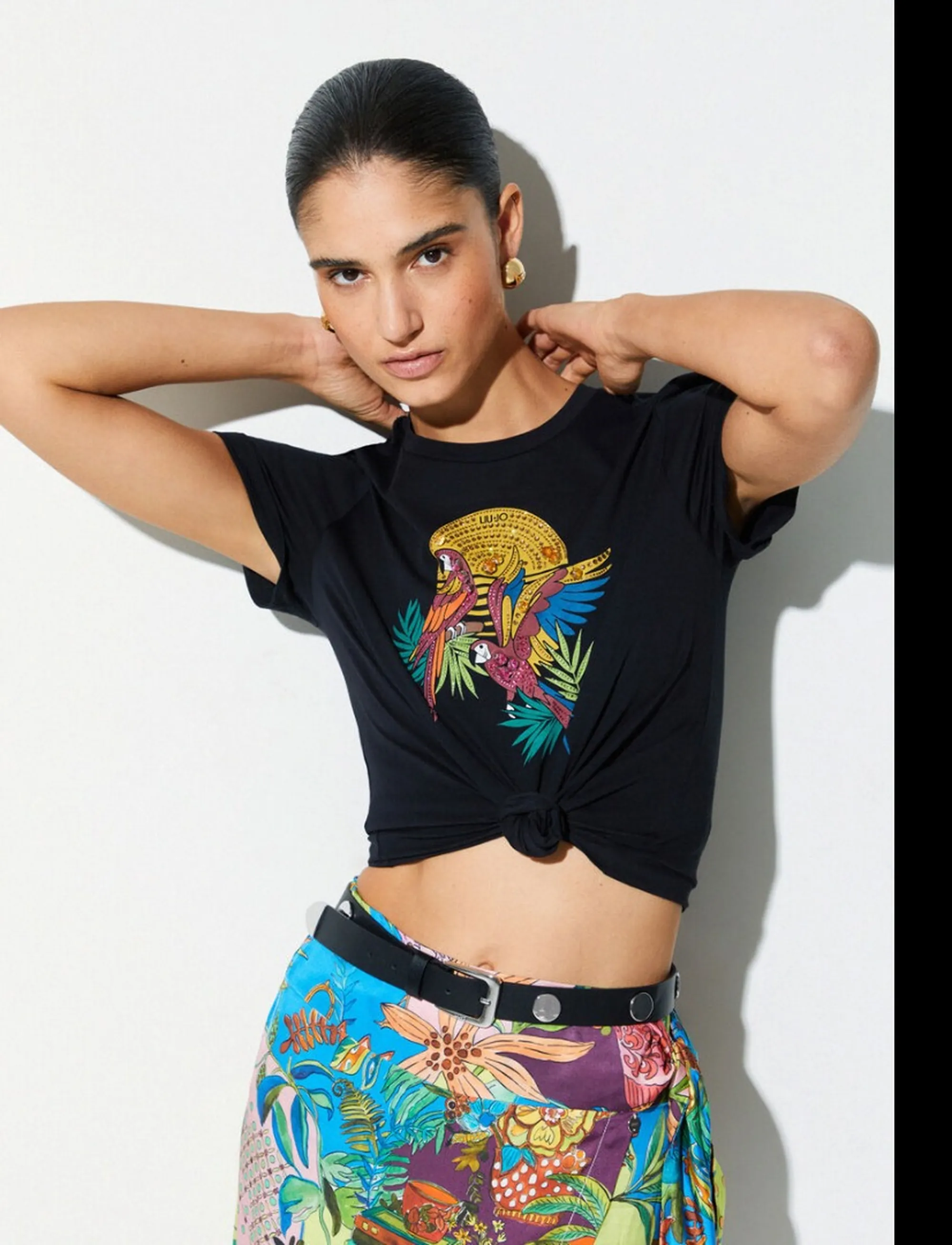 Liujo Jeans T-Shirt Nero Wa6237Js923 174385