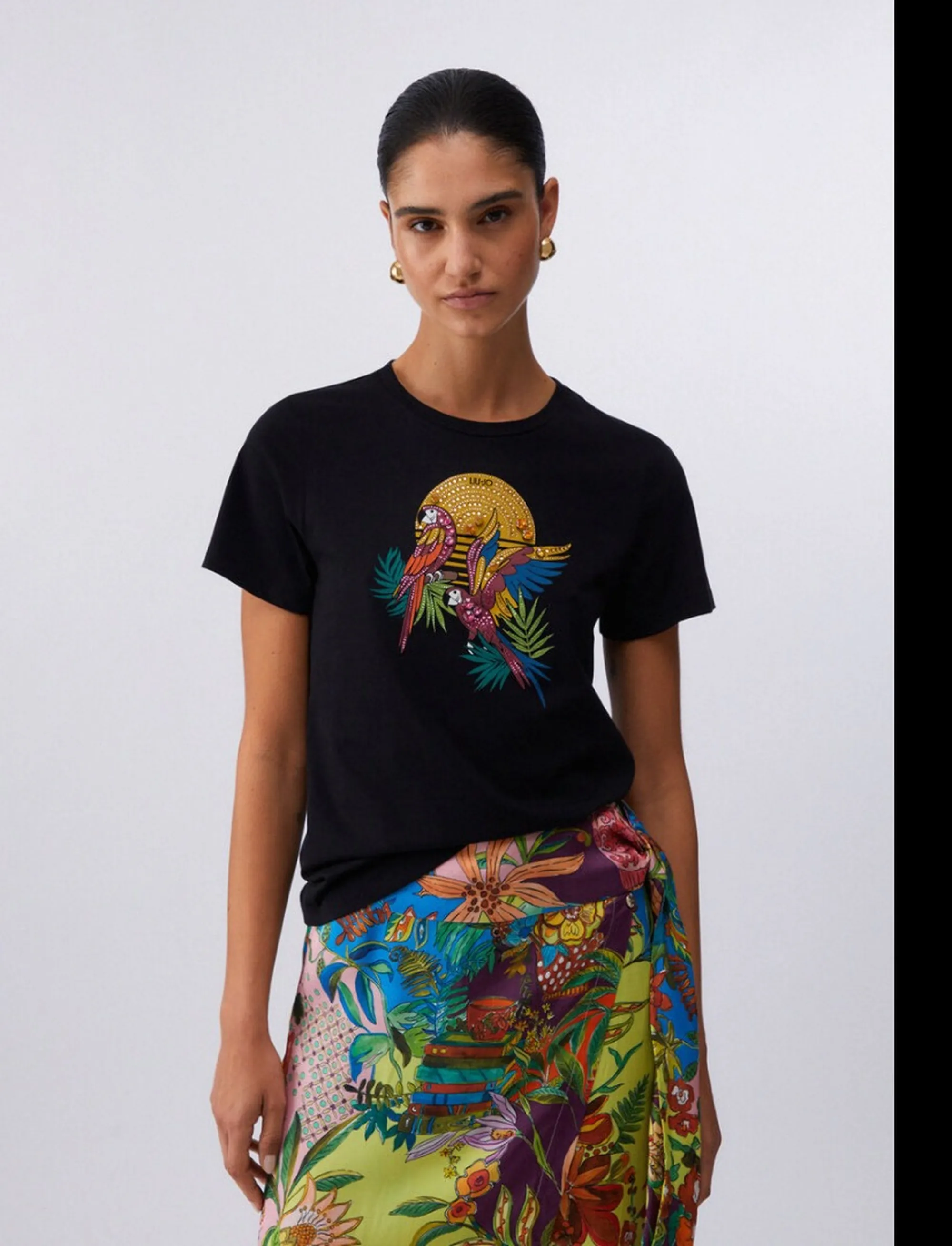 Liujo Jeans T-Shirt Nero Wa6237Js923 174387