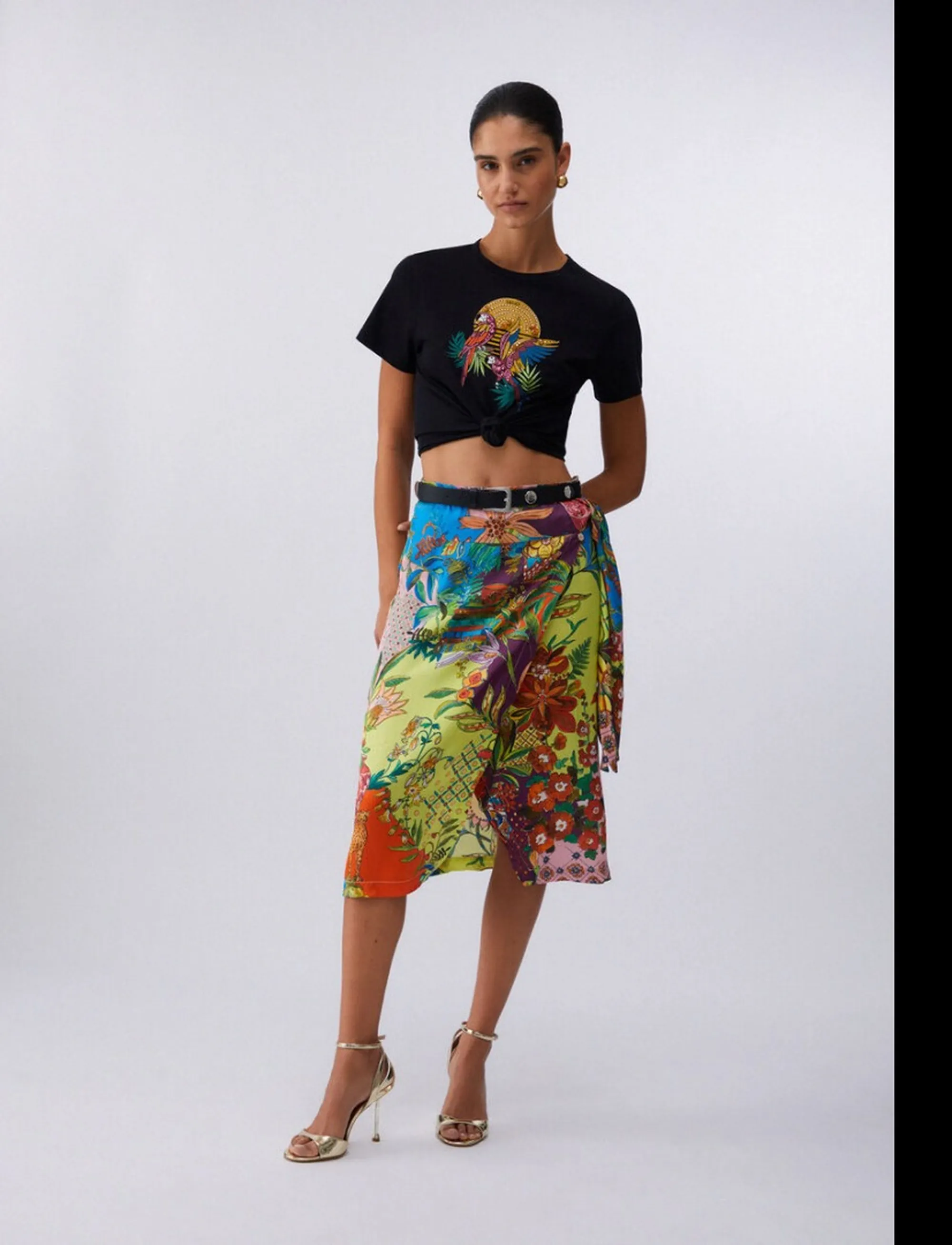 Liujo Jeans T-Shirt Nero Wa6237Js923 174390