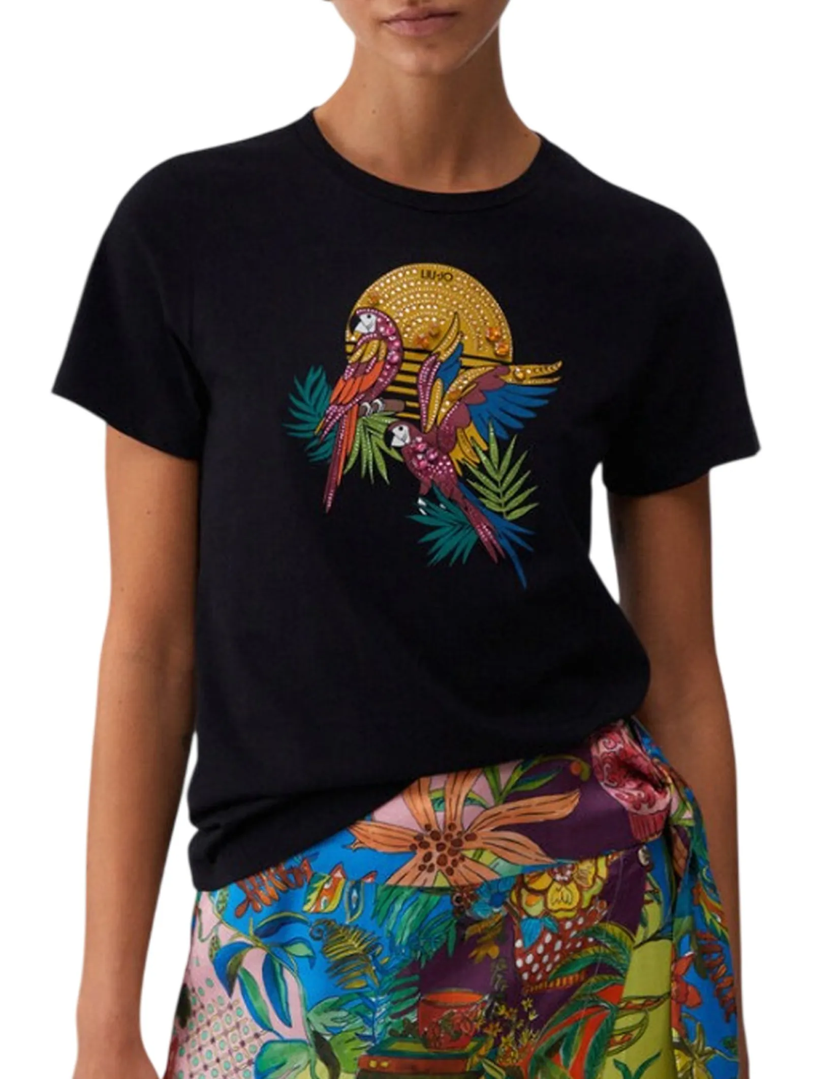 Liujo Jeans T-Shirt Nero Wa6237Js923 177684