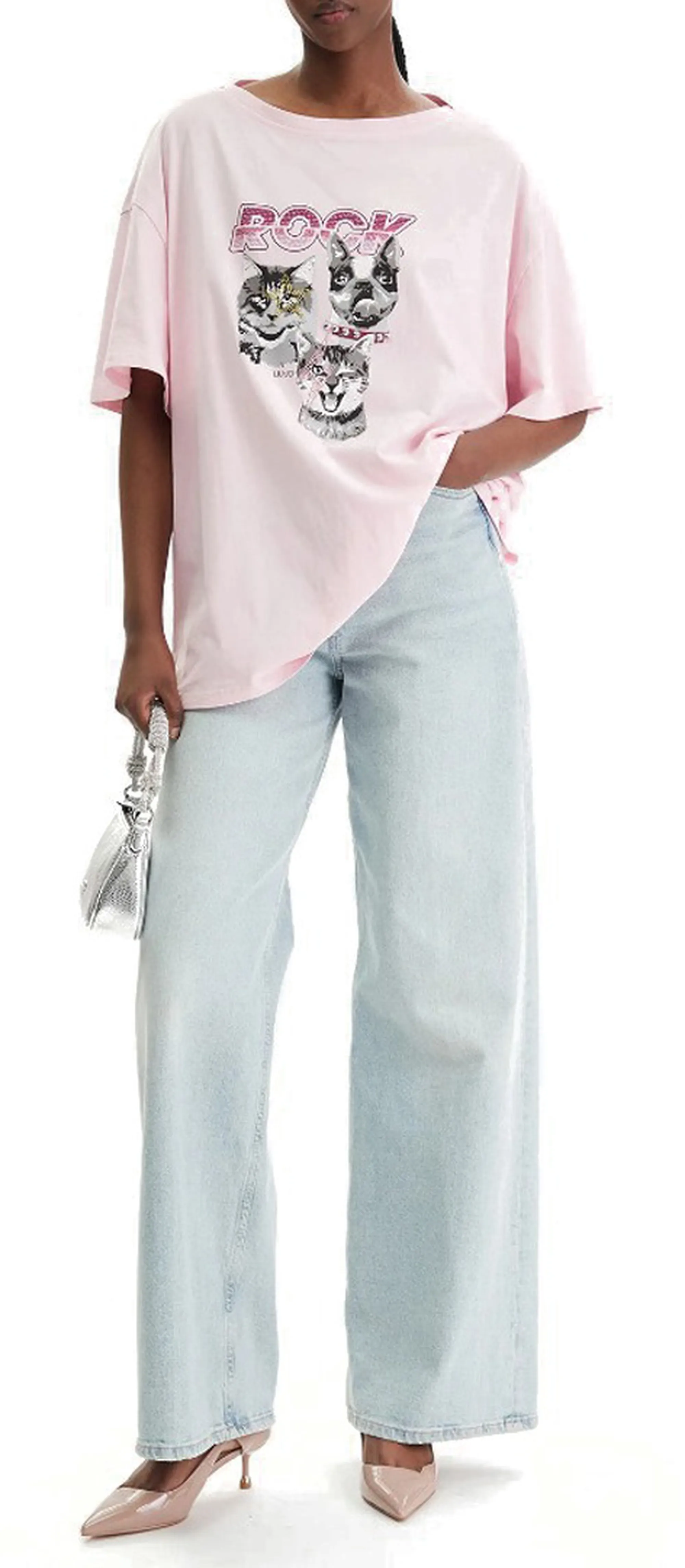 Liujo Jeans B'T-Shirt ' Pink Wa6131J3868 177693