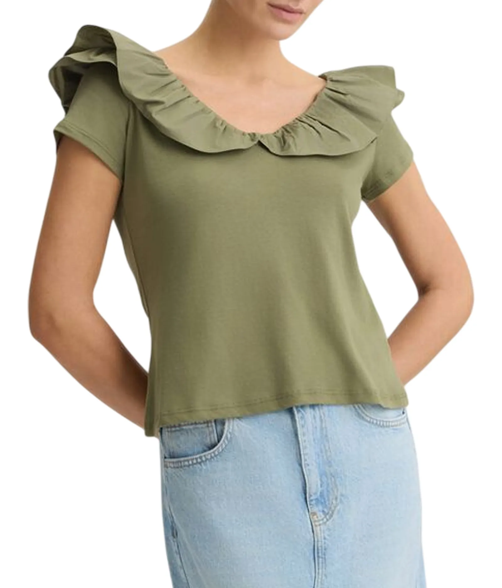 Liujo Jeans T-Shirt Verde Wa5364J6308 142540