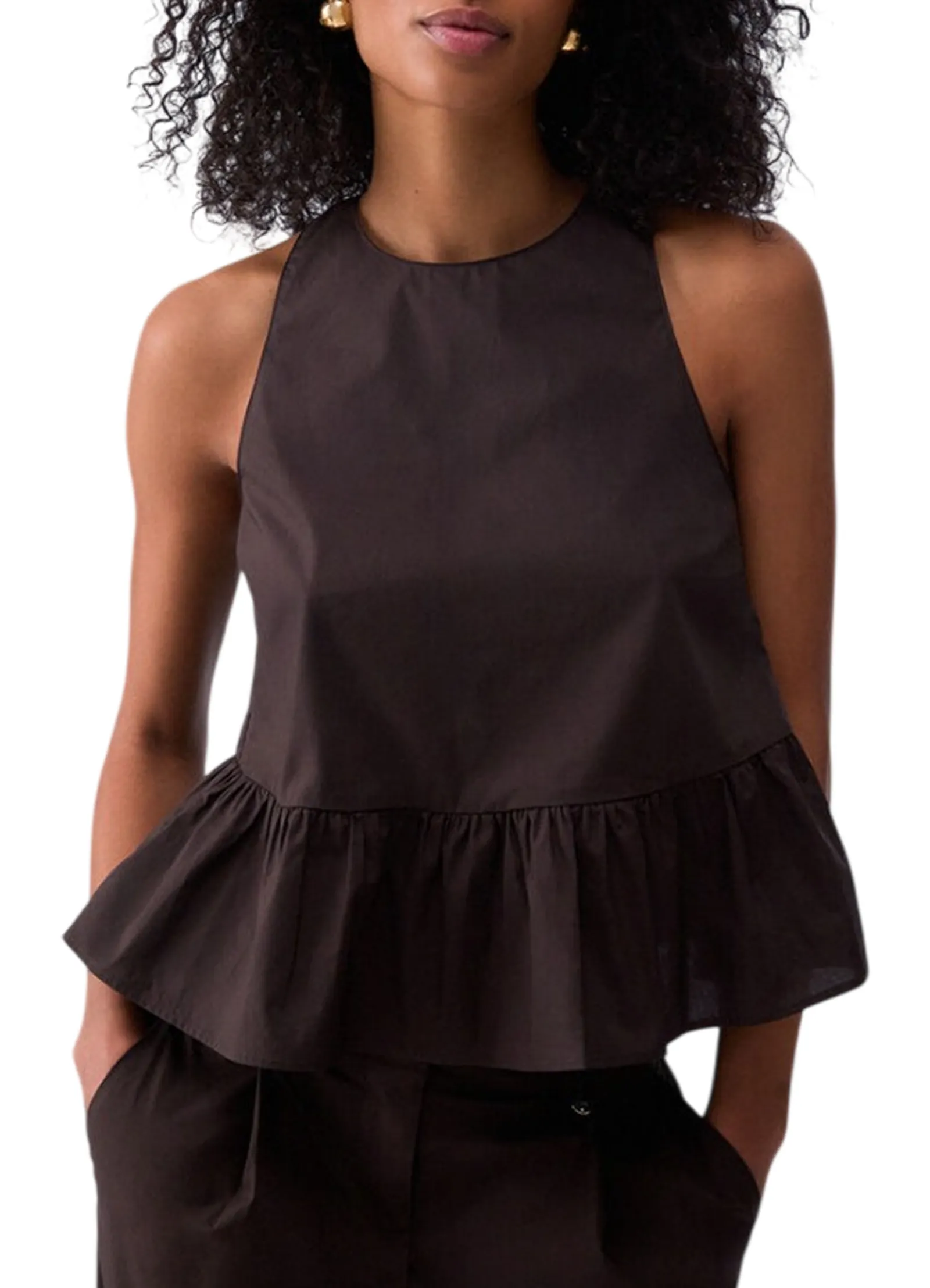 Liujo Jeans Top Marrone Wa6365T4853 176054