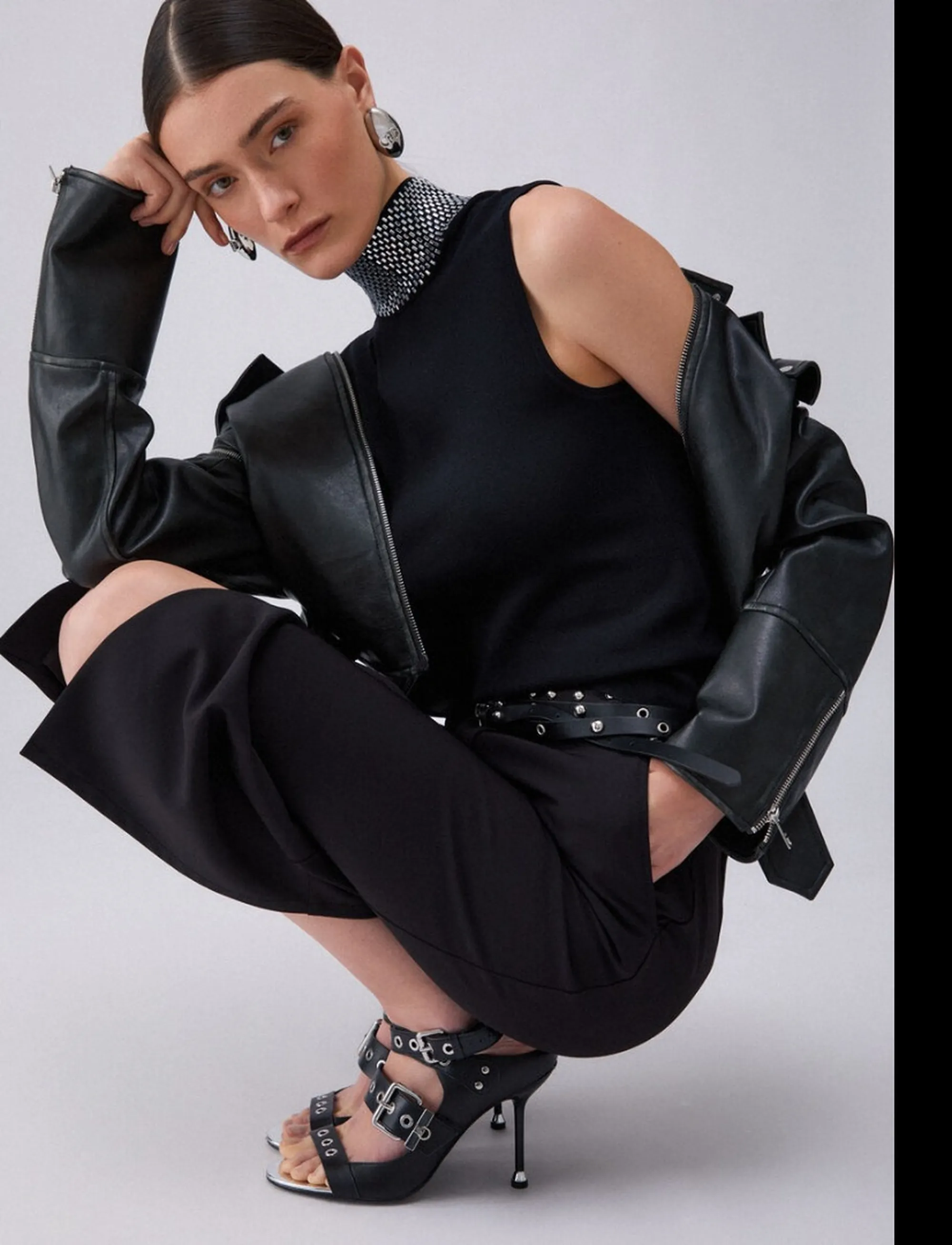 Liujo Jeans Top Nero Wa6221Ms55N 173464