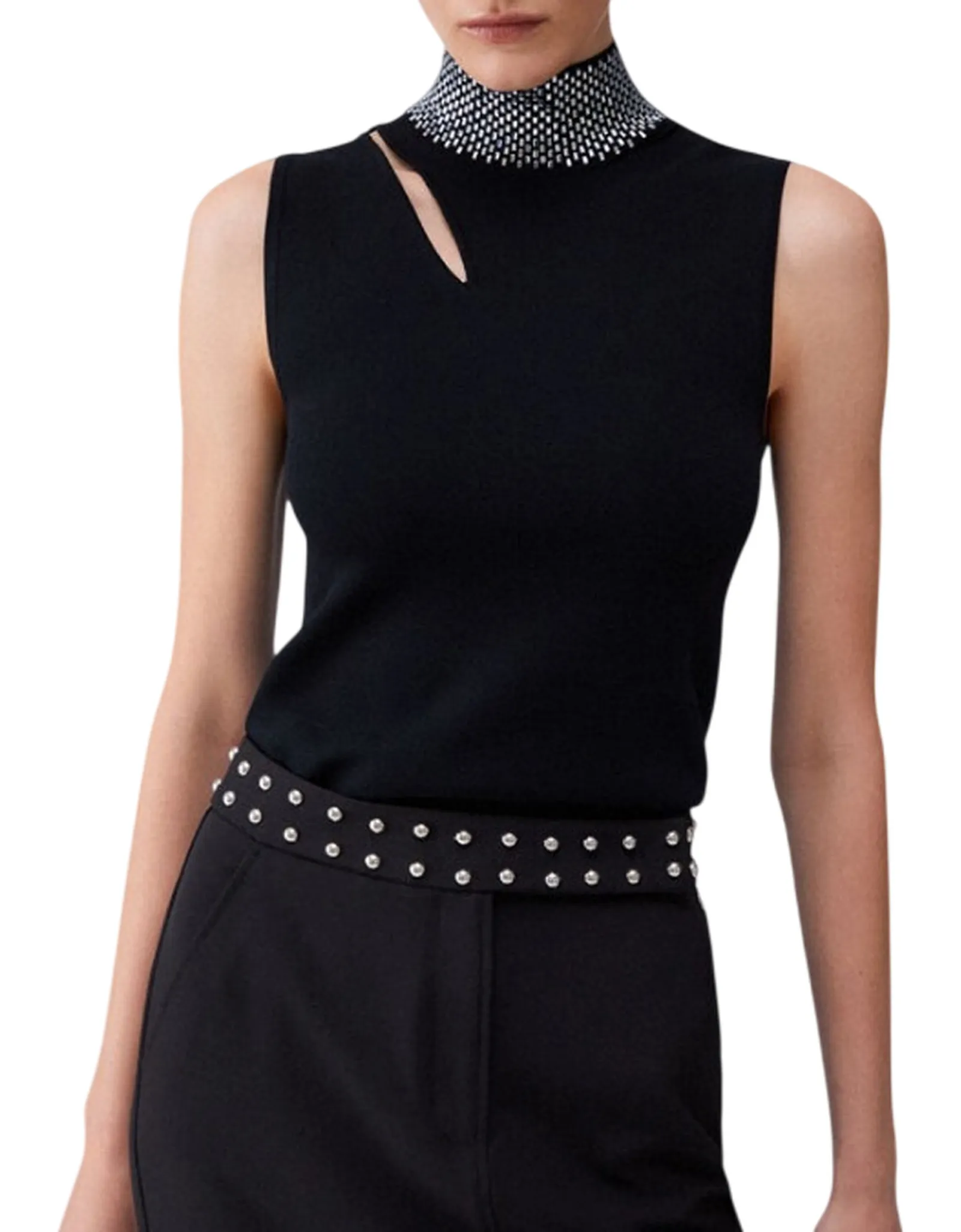 Liujo Jeans Top Nero Wa6221Ms55N 177664