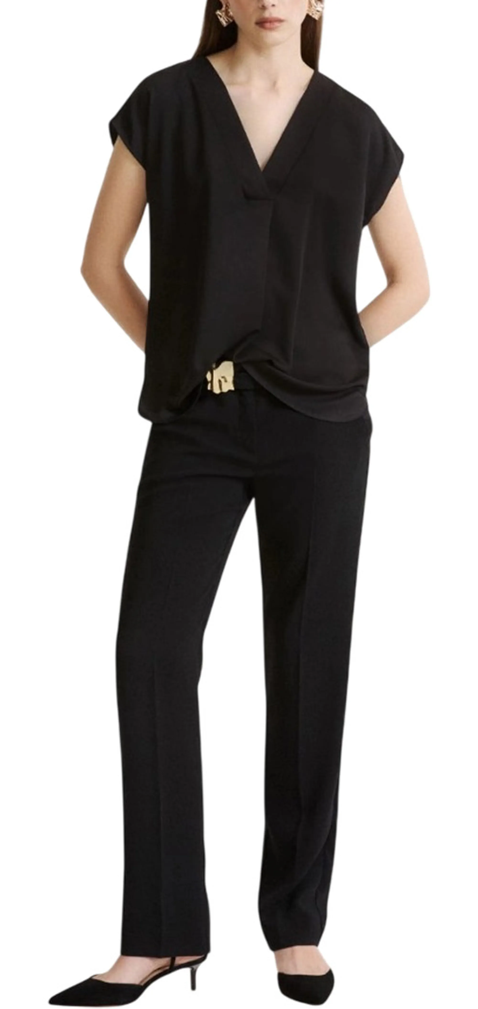 Marella Blusa Brina Nero 2613111023 181226