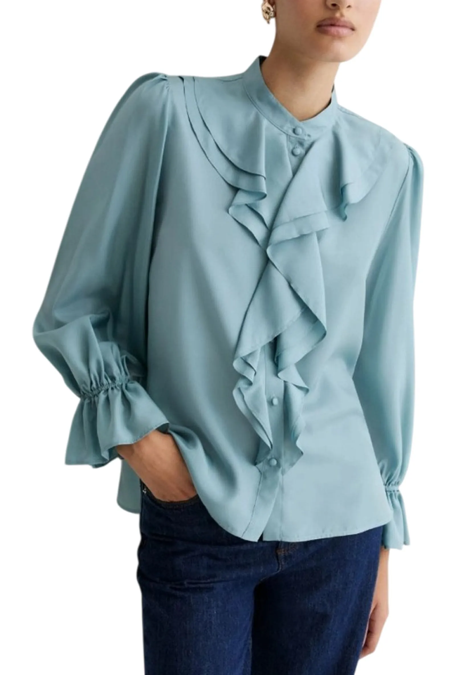 Marella Camicia Mllcaldaia Verde Acqua 2623116151 194763