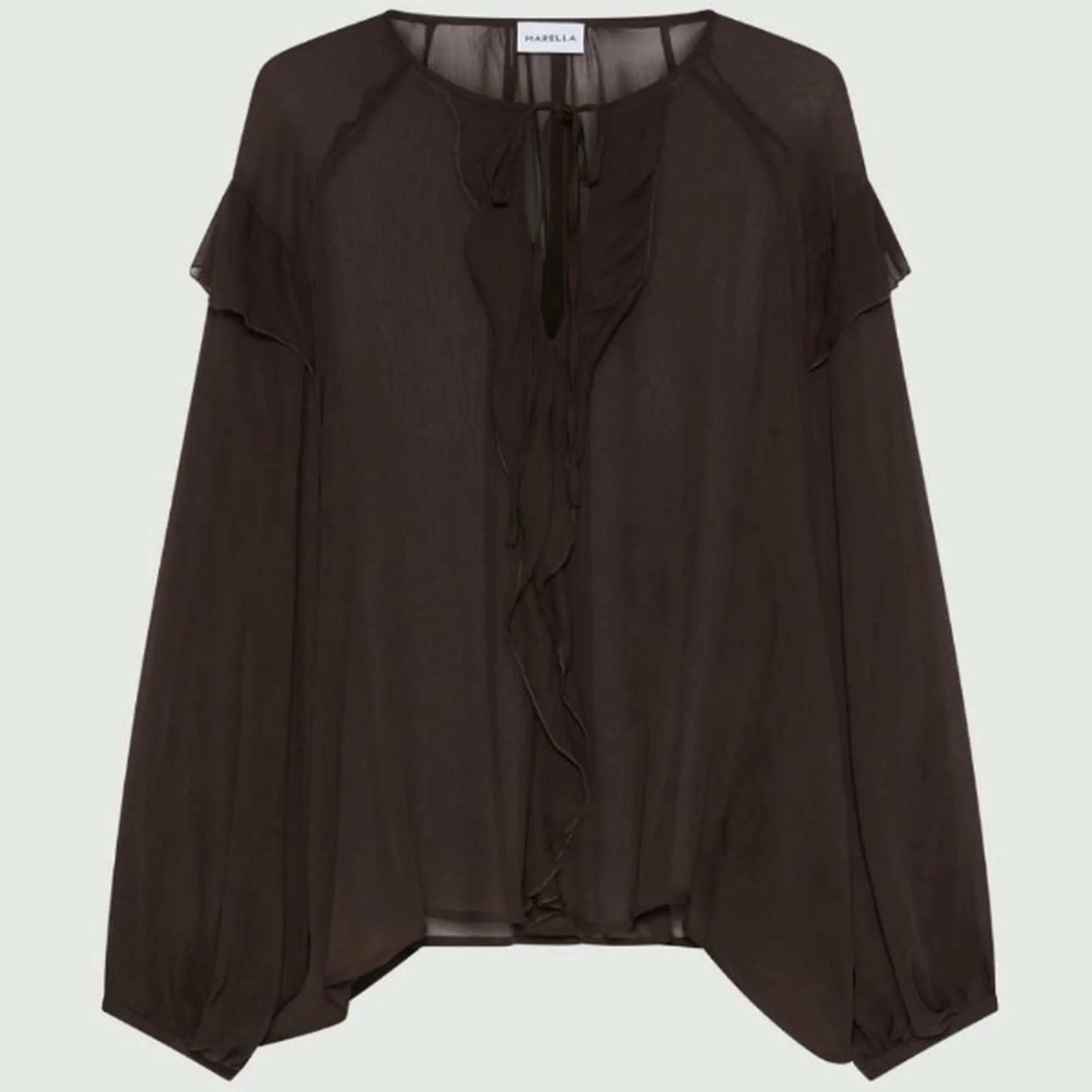 Marella Camicia Mllgela Marrone 2623116061 190865