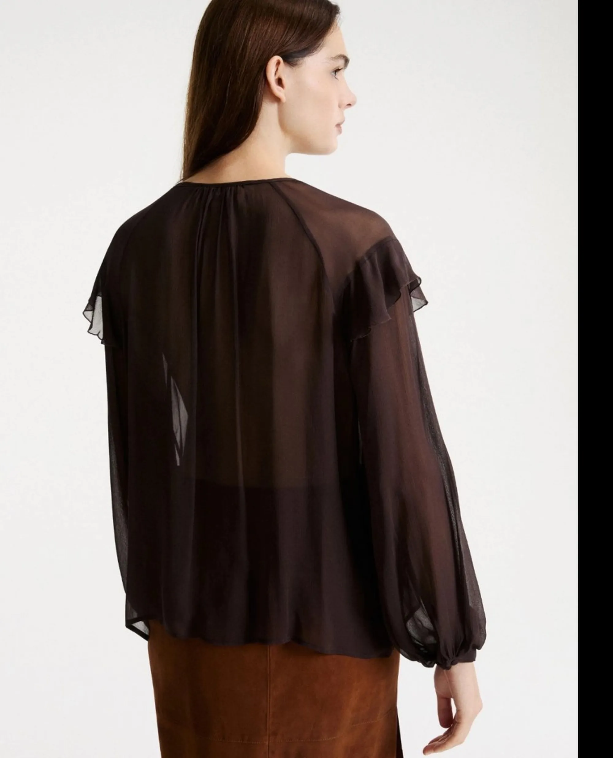 Marella Camicia Mllgela Marrone 2623116061 190867