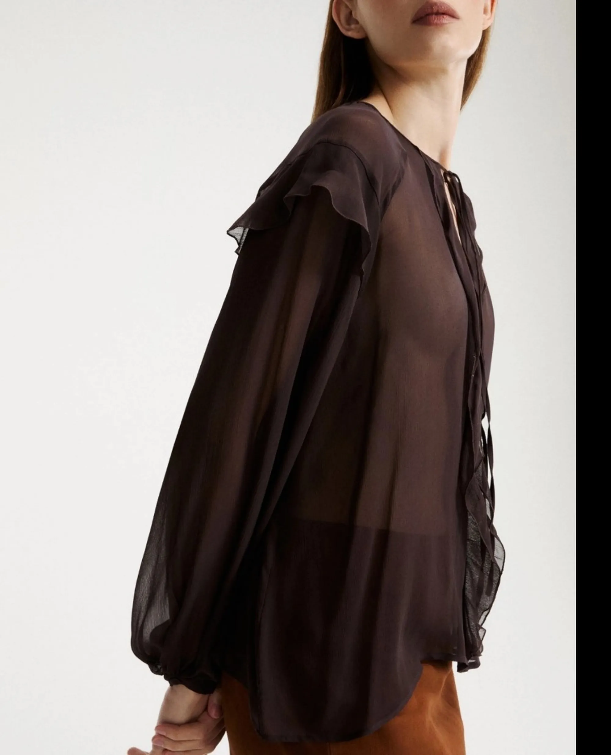 Marella Camicia Mllgela Marrone 2623116061 190869