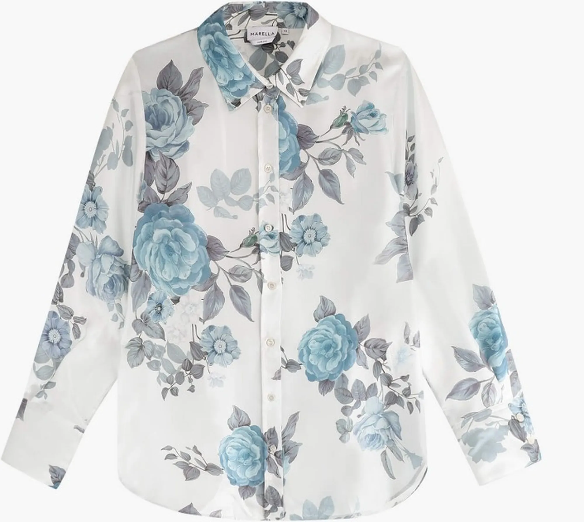 Marella B'Mllsalve Shirt ' Sky Blue 2613111141 182213