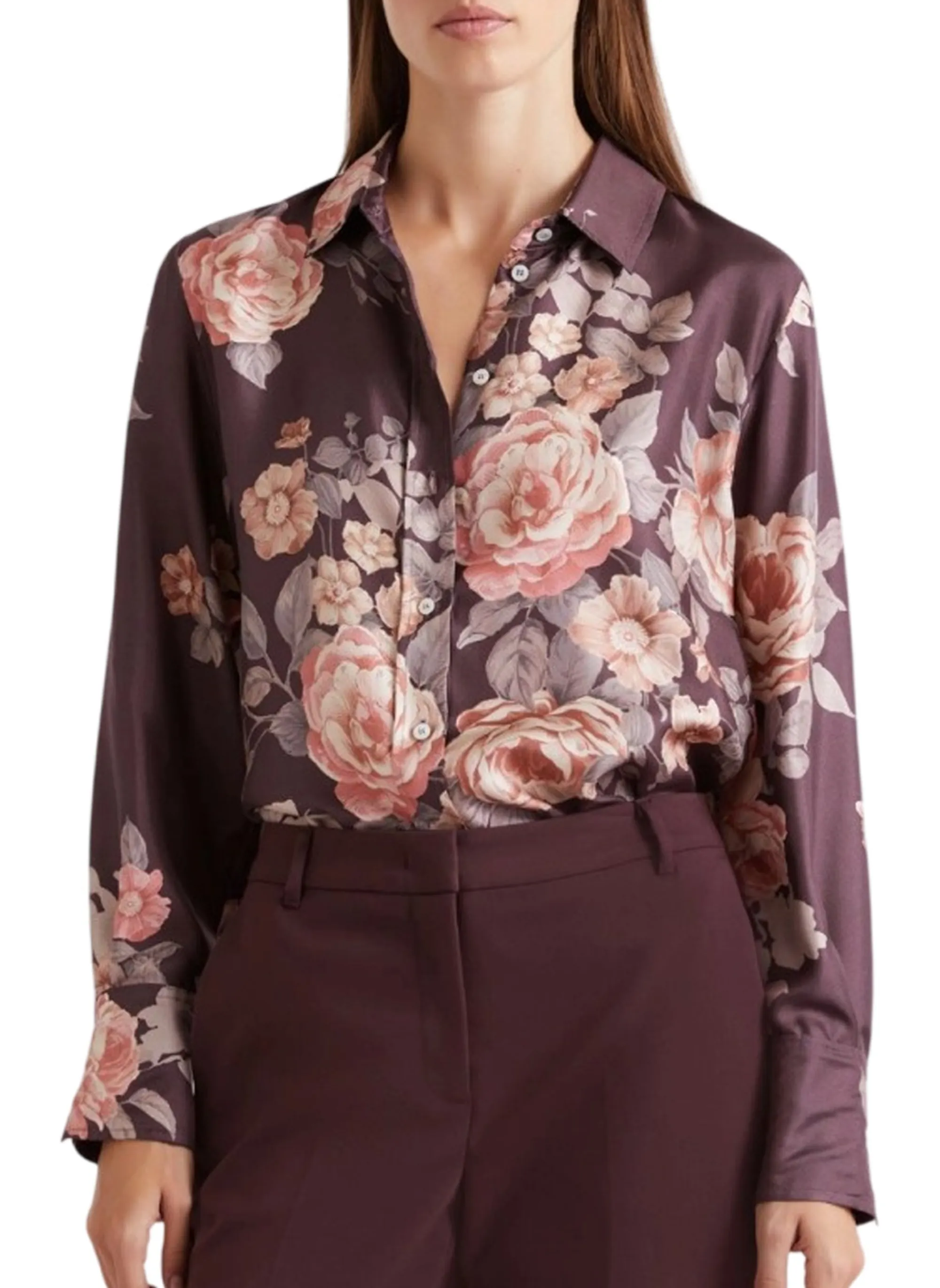 Marella B'Mllsalve Shirt ' Bordeaux 2613111141 177430