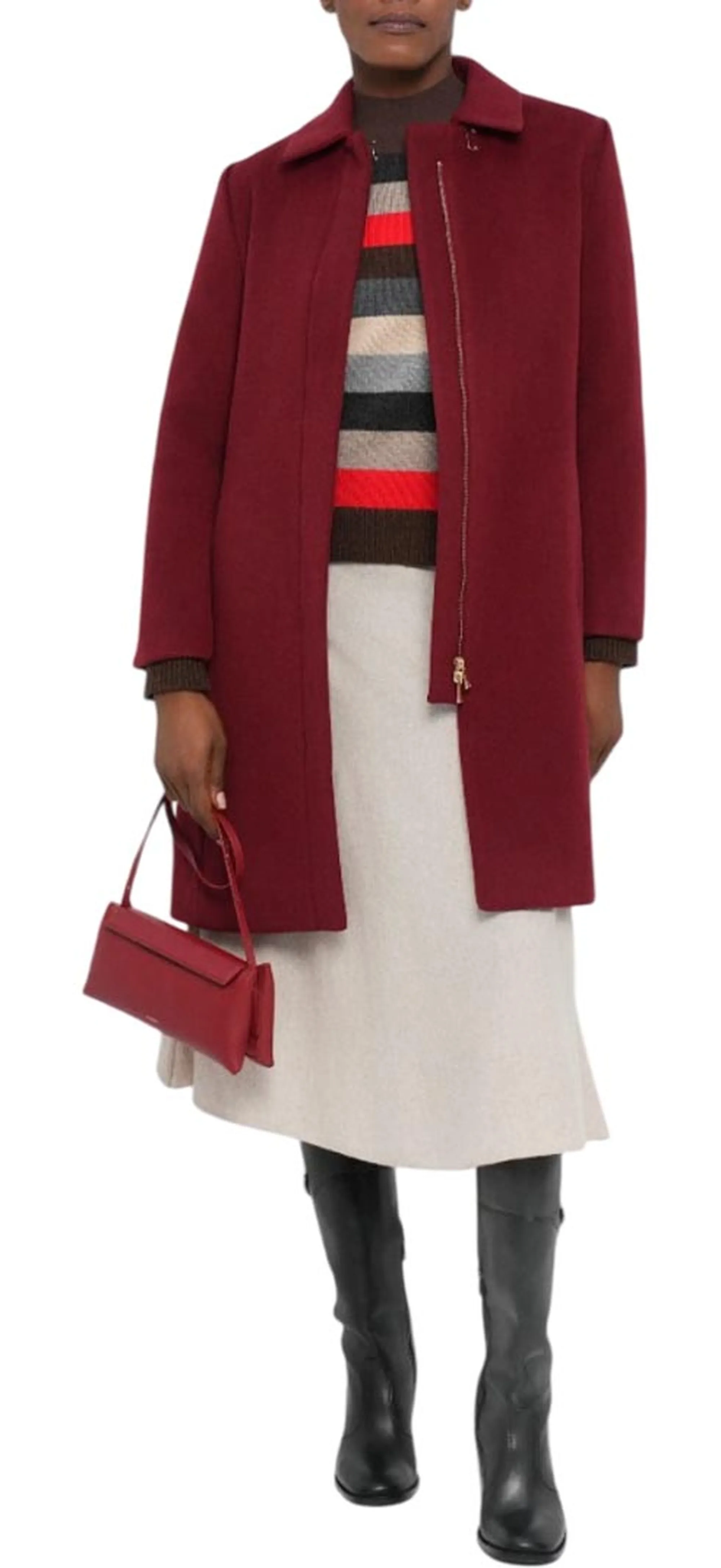 Marella B'Jusy Coat ' Bordeaux 2523016022 160839