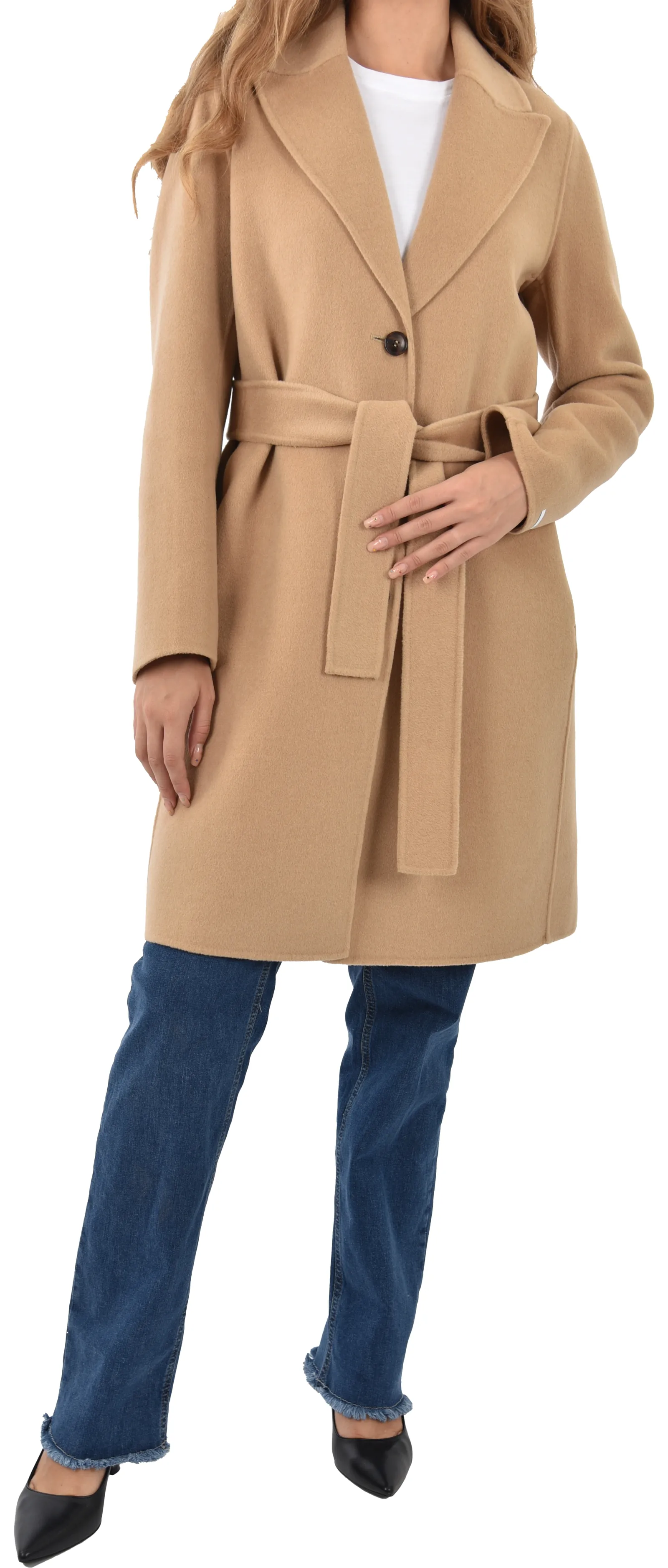 Marella Cappotto Polka Cammello 2523016091 168168