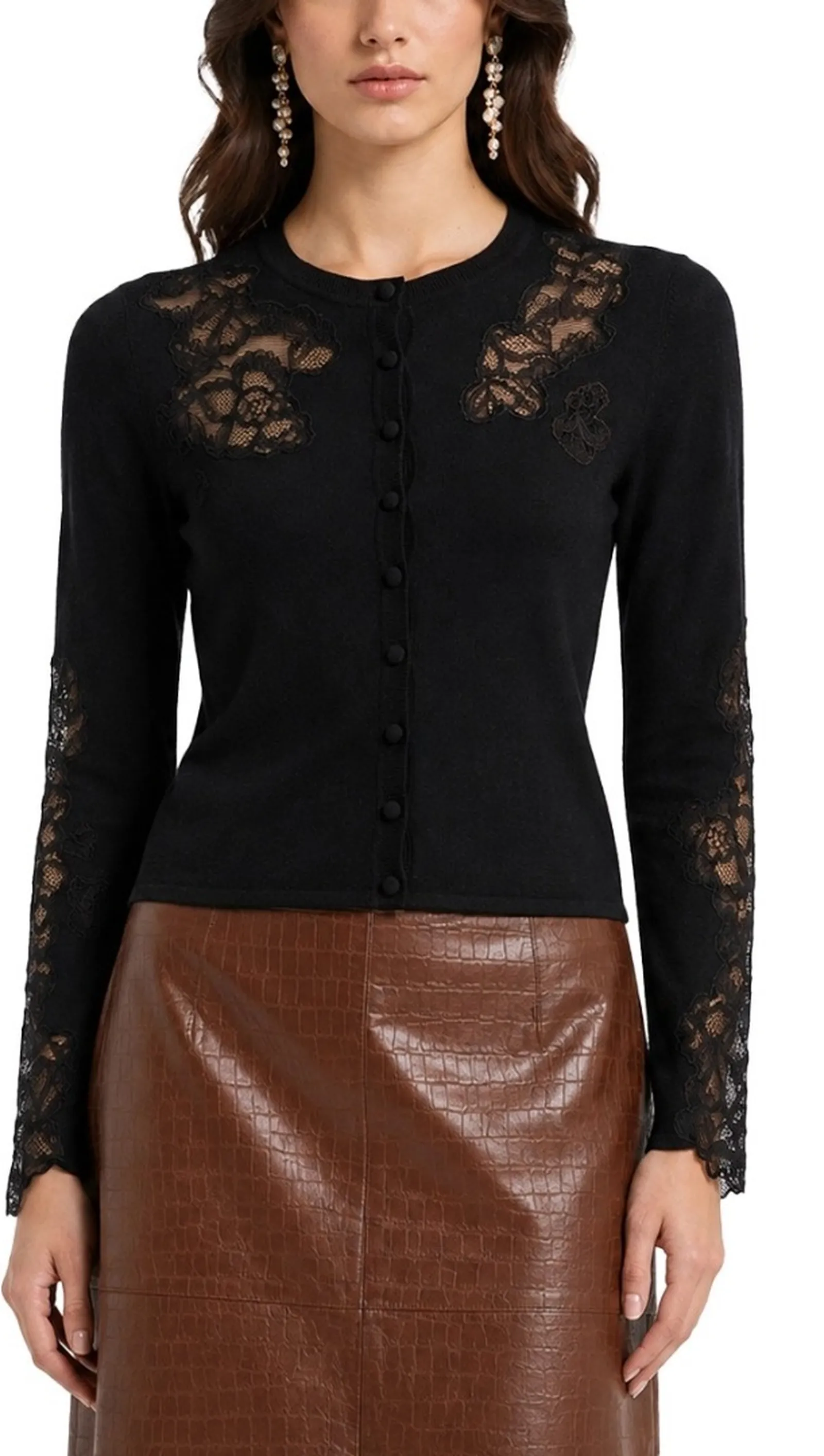 Marella Cardigan Mllcarioca Nero 2623346052 198403