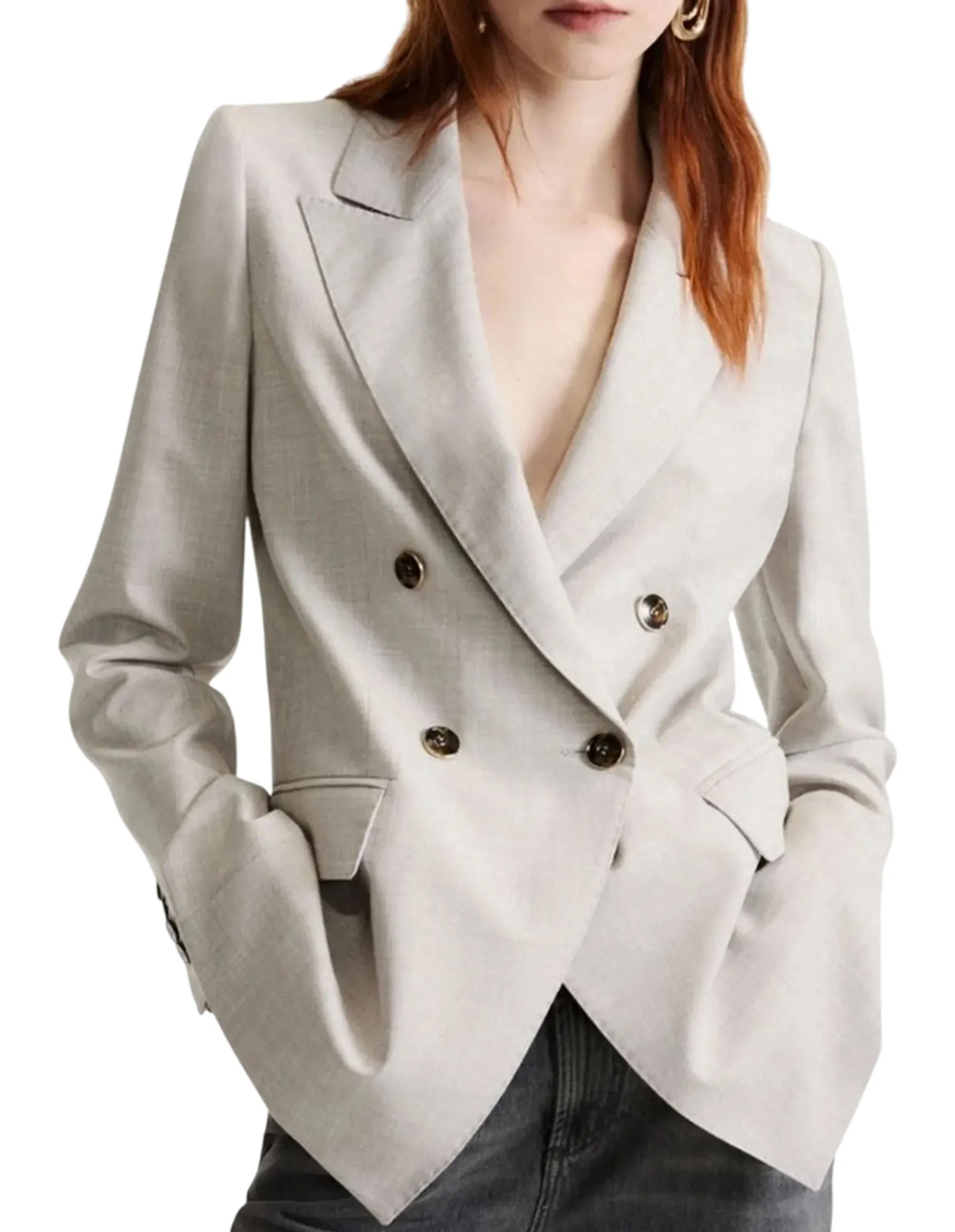 Marella Giacca Mllefedra1 Grigio Chiaro 2623046241 192865