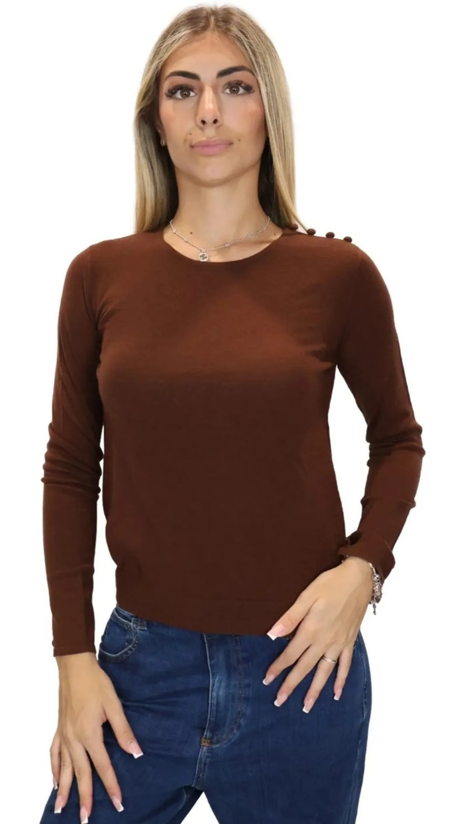 Marella Maglia Mllpaggi Marrone 2623366302 198423