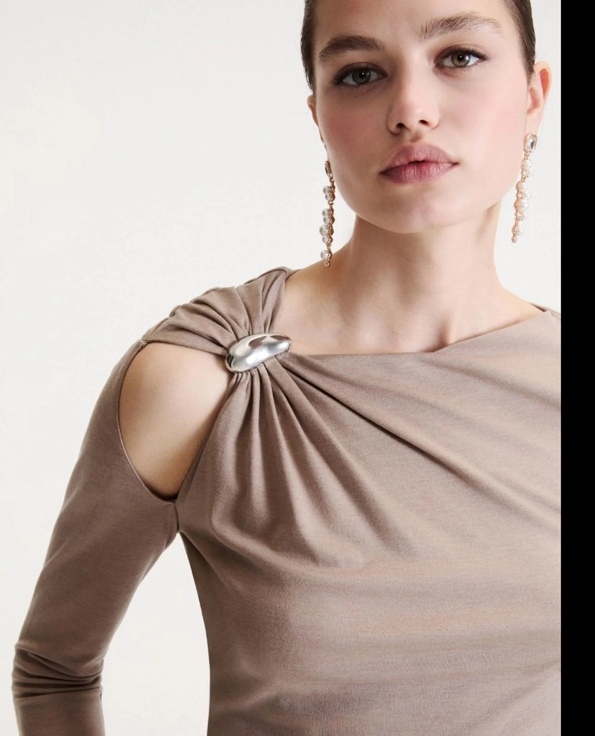 Marella B'Mlltabacco Shirt ' Turtledove 2623946042 198441